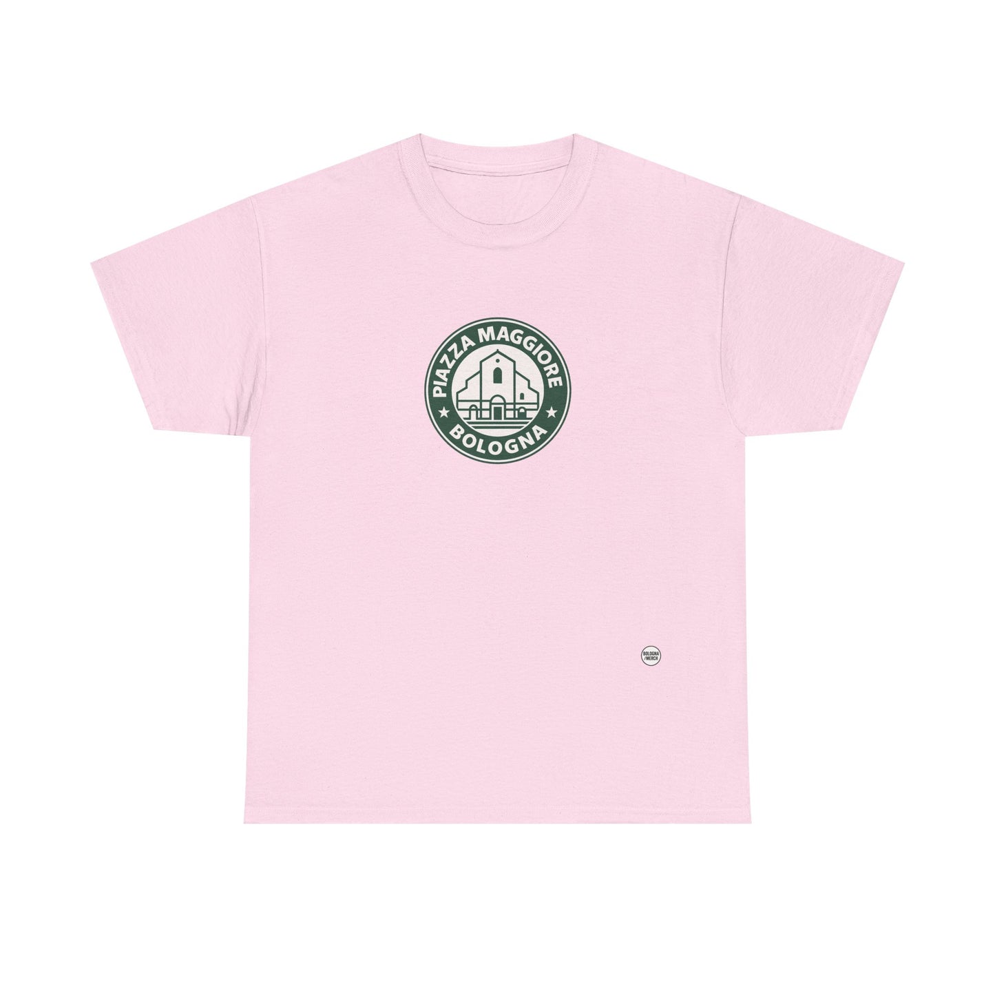 T-shirt Street Style “Piazza Maggiore Bologna” – Cotone Pesante, Look Urban e Comfort Quotidiano