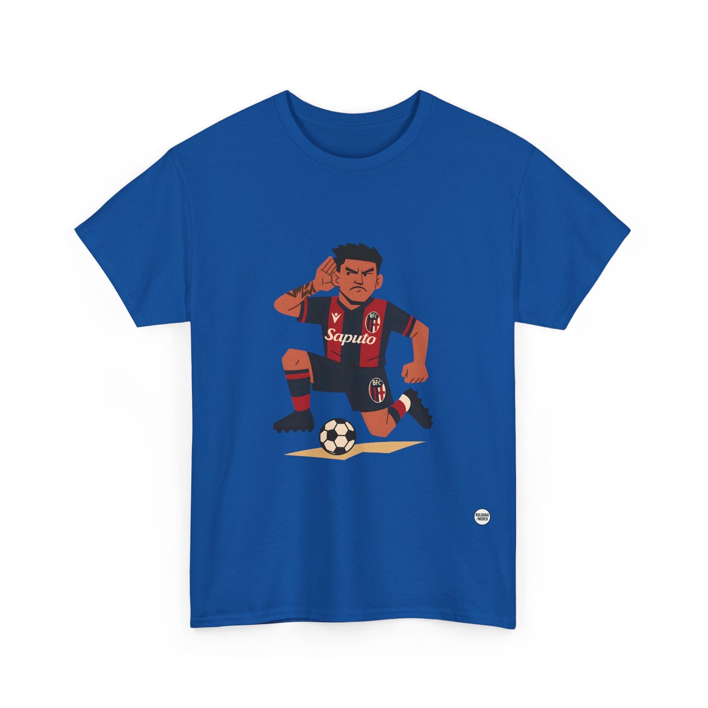 Santi Castro Maglietta Unisex in Cotone Pesante - Abbigliamento Casual e Stiloso per i Tifosi del Bologna FC