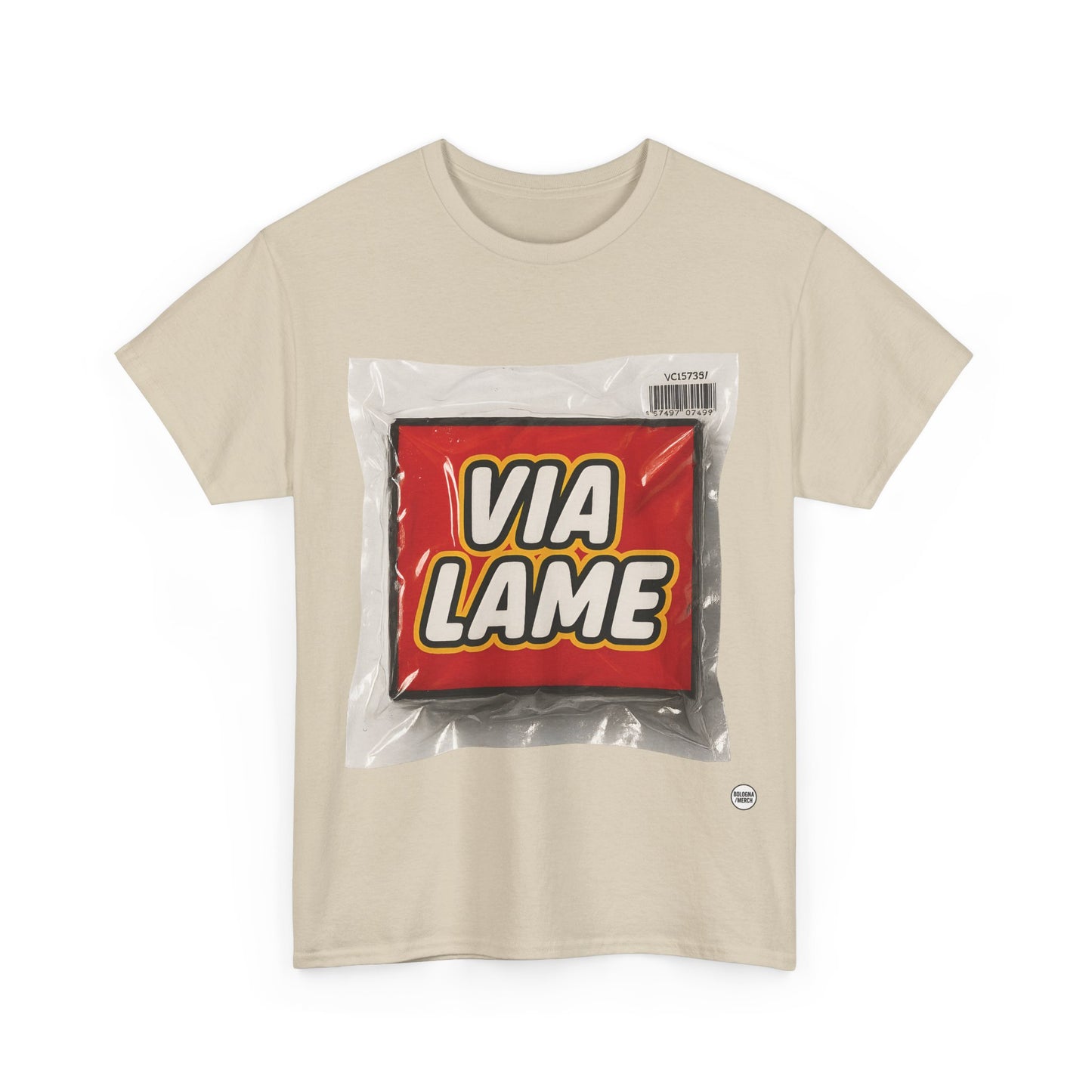 T-shirt Unisex in Cotone Pesante “VIA LAME”
