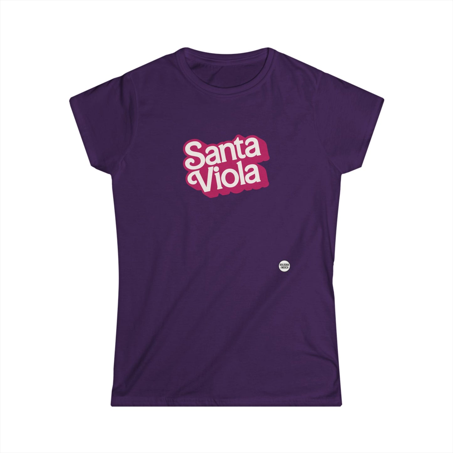 Santa Viola Women's Softstyle Tee - Trendy Graphic T-Shirt for Casual Wear