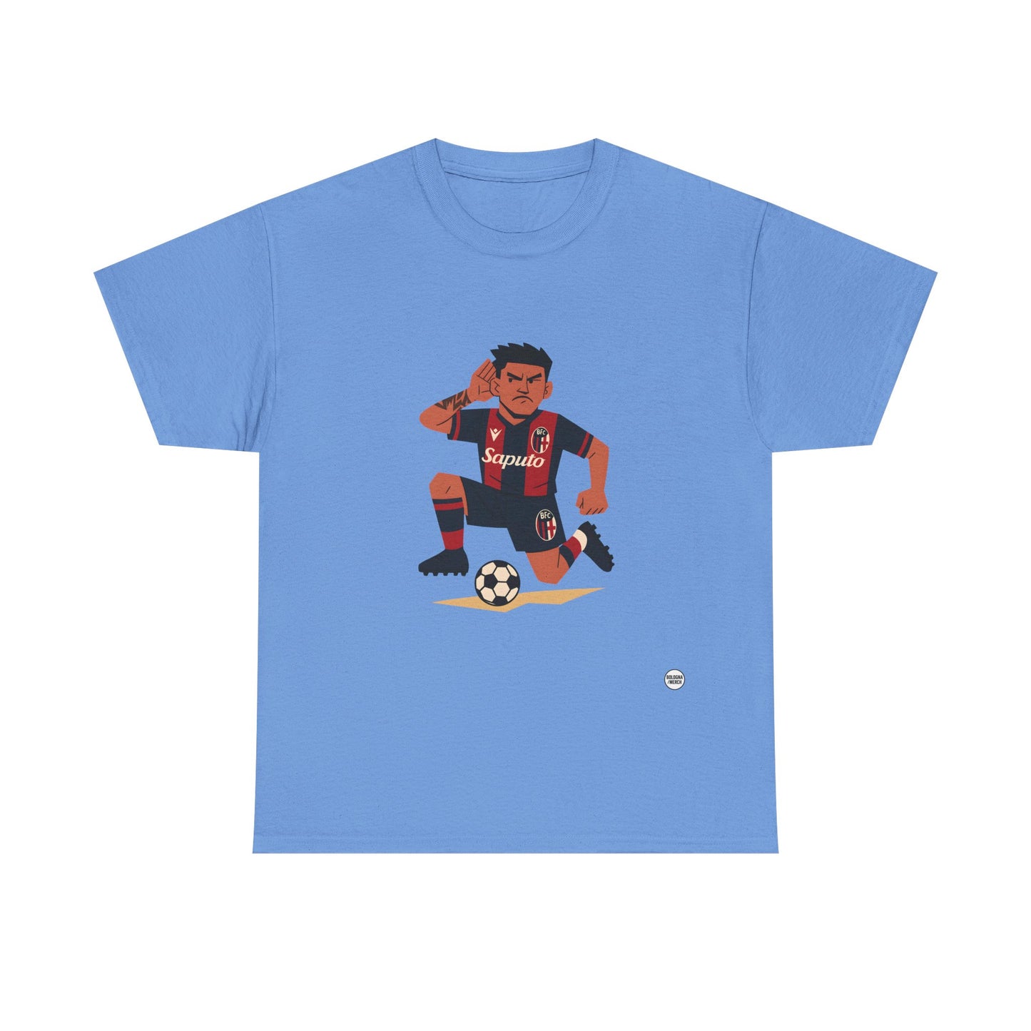 Santi Castro Maglietta Unisex in Cotone Pesante - Abbigliamento Casual e Stiloso per i Tifosi del Bologna FC