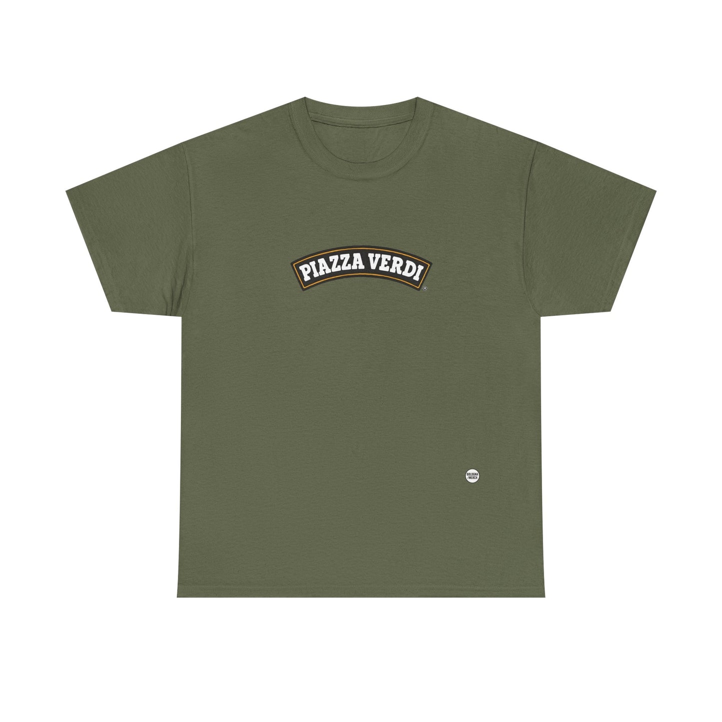 Piazza Verdi Unisex Heavy Cotton Tee - Casual Comfort for Everyday Wear