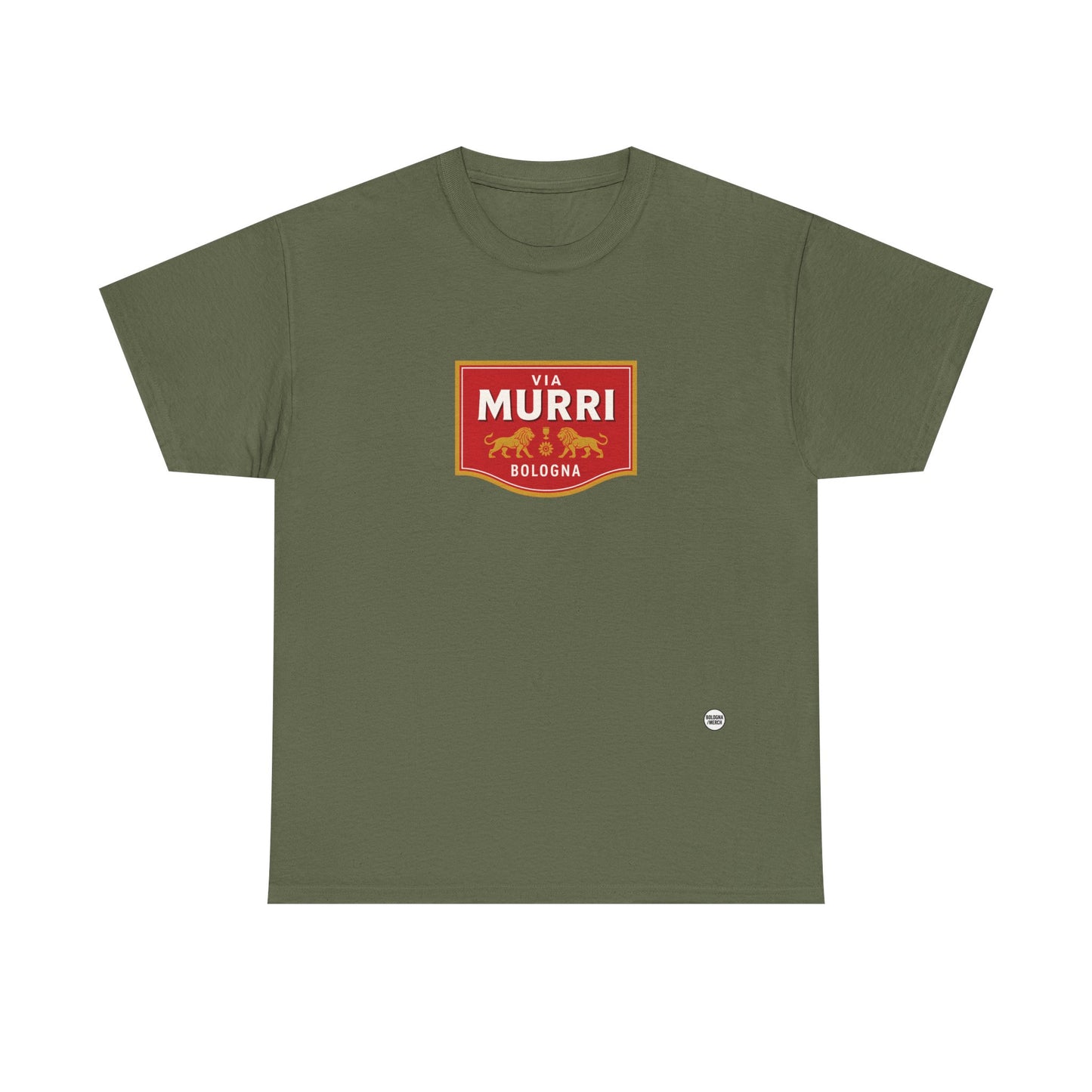 Via Murri - Bologna - Unisex Heavy Cotton Tee - Casual Comfort for Everyday Wear