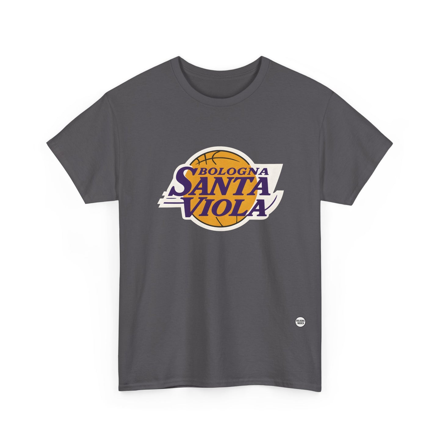T-shirt Unisex Cotone Pesante "Santa Viola" Bologna – Maglietta Casual Comoda per Tutti i Giorni
