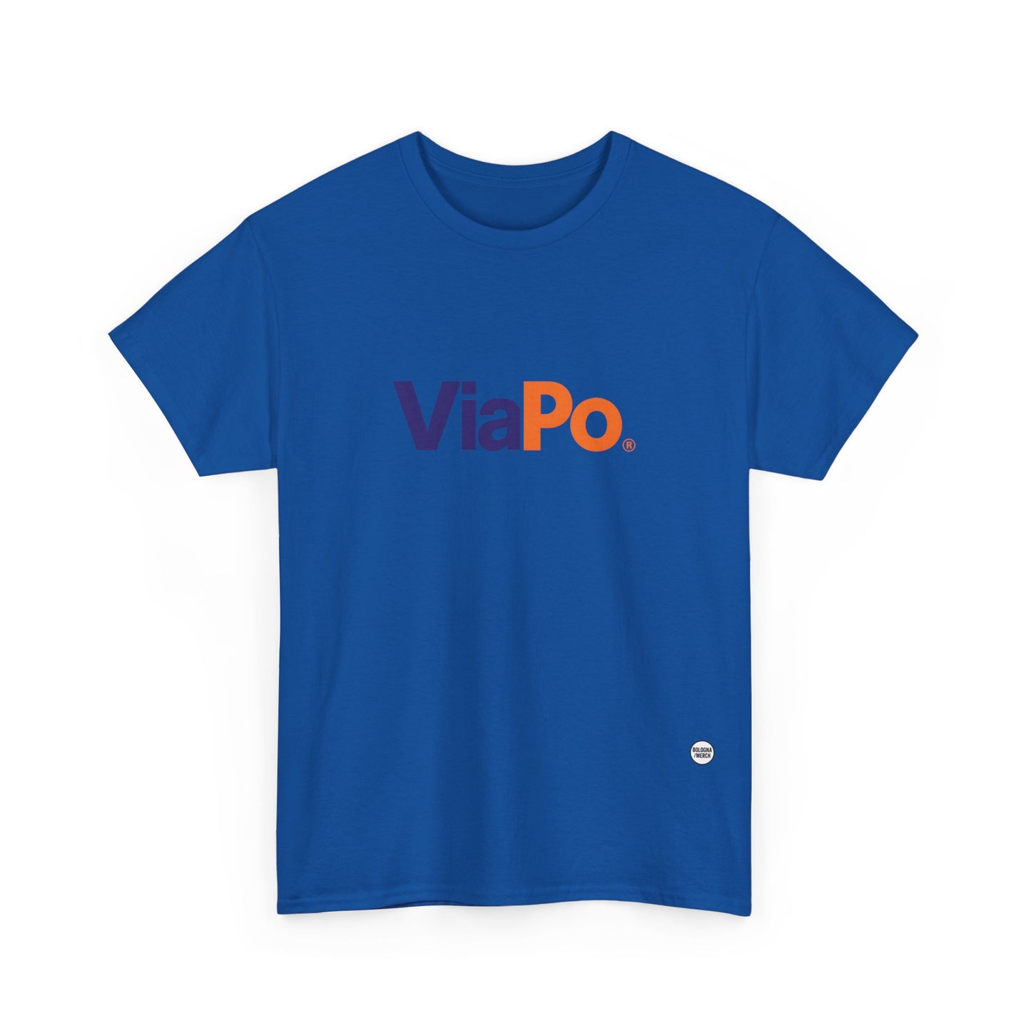 Via Po Unisex Heavy Cotton Tee - Casual Comfort for Everyday Wear