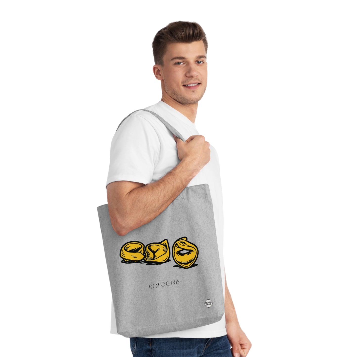 Borsa Shopper Tortellini - Divertente e Originale, Perfetta per la Spesa, la Spiaggia o come Idea Regalo