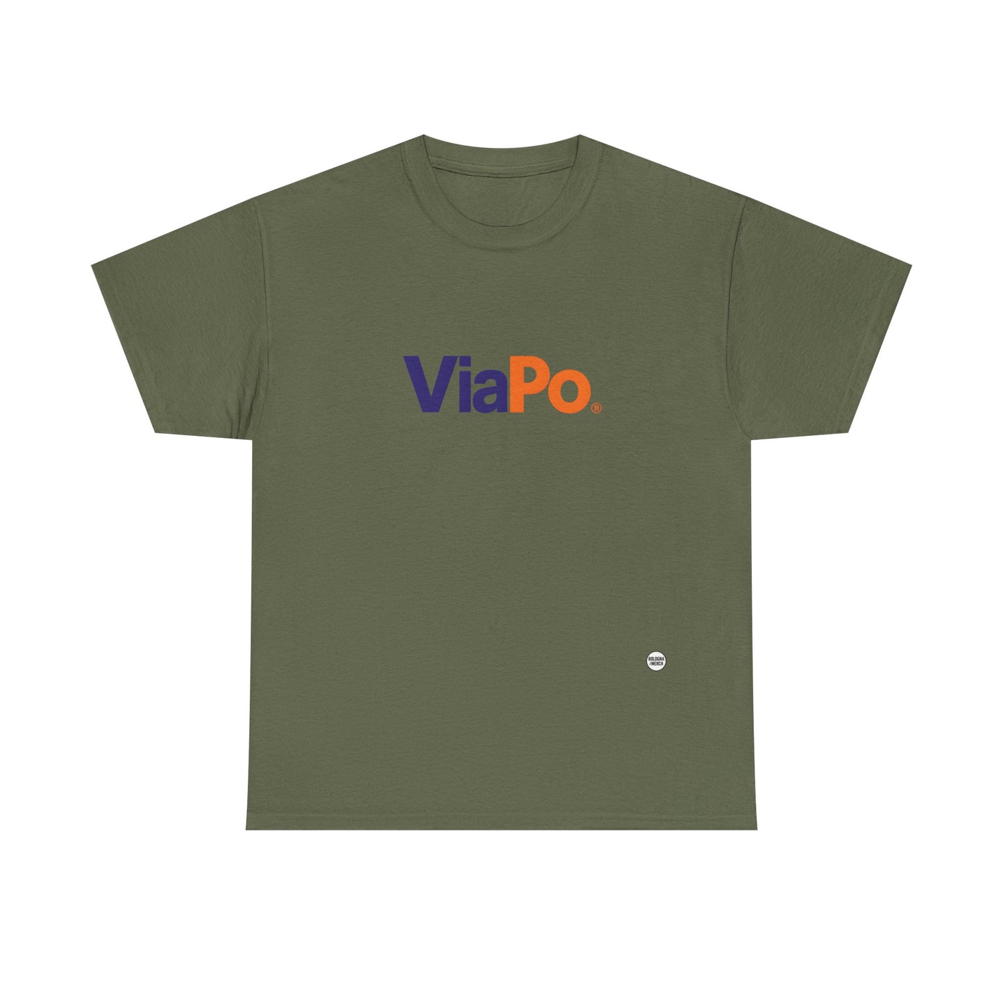 Via Po Unisex Heavy Cotton Tee - Casual Comfort for Everyday Wear