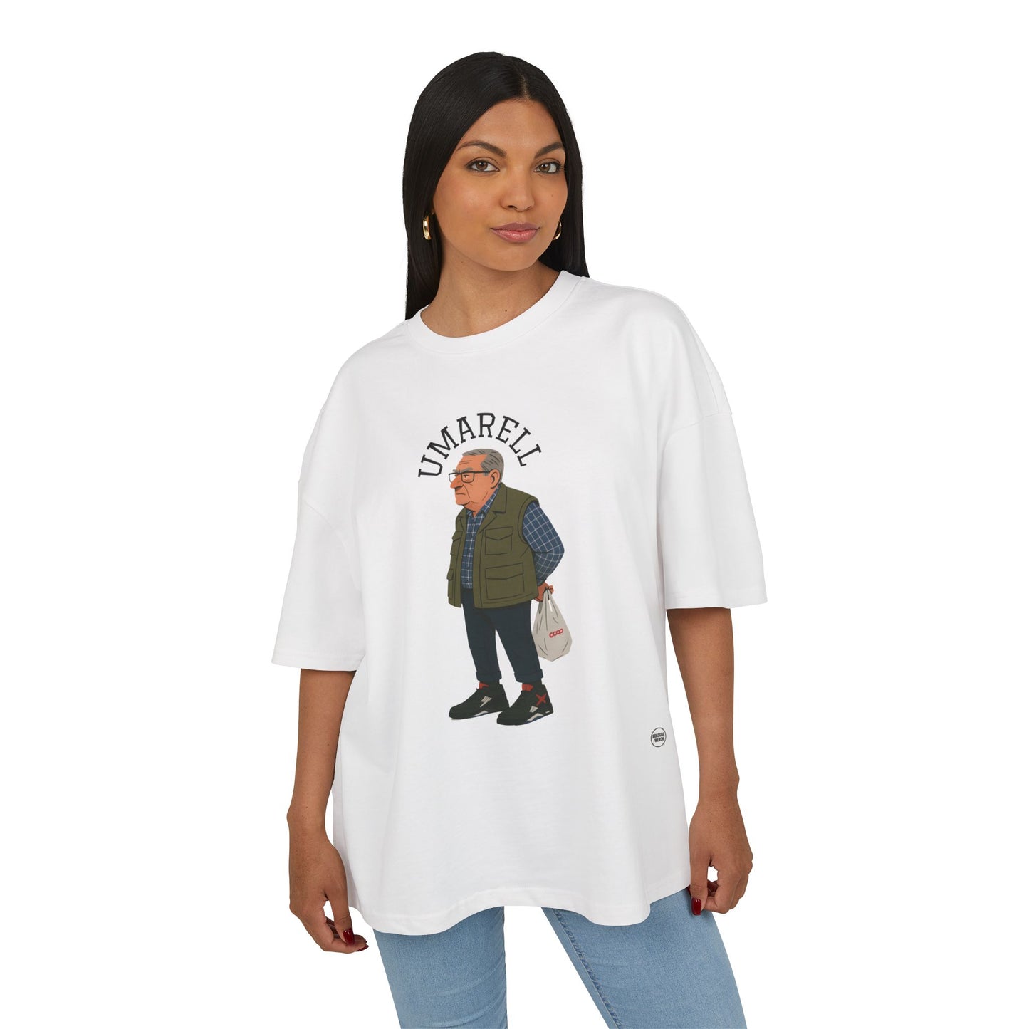 Maglietta Boxy “Umarell” – Unisex, Ultra Heavy Cotton