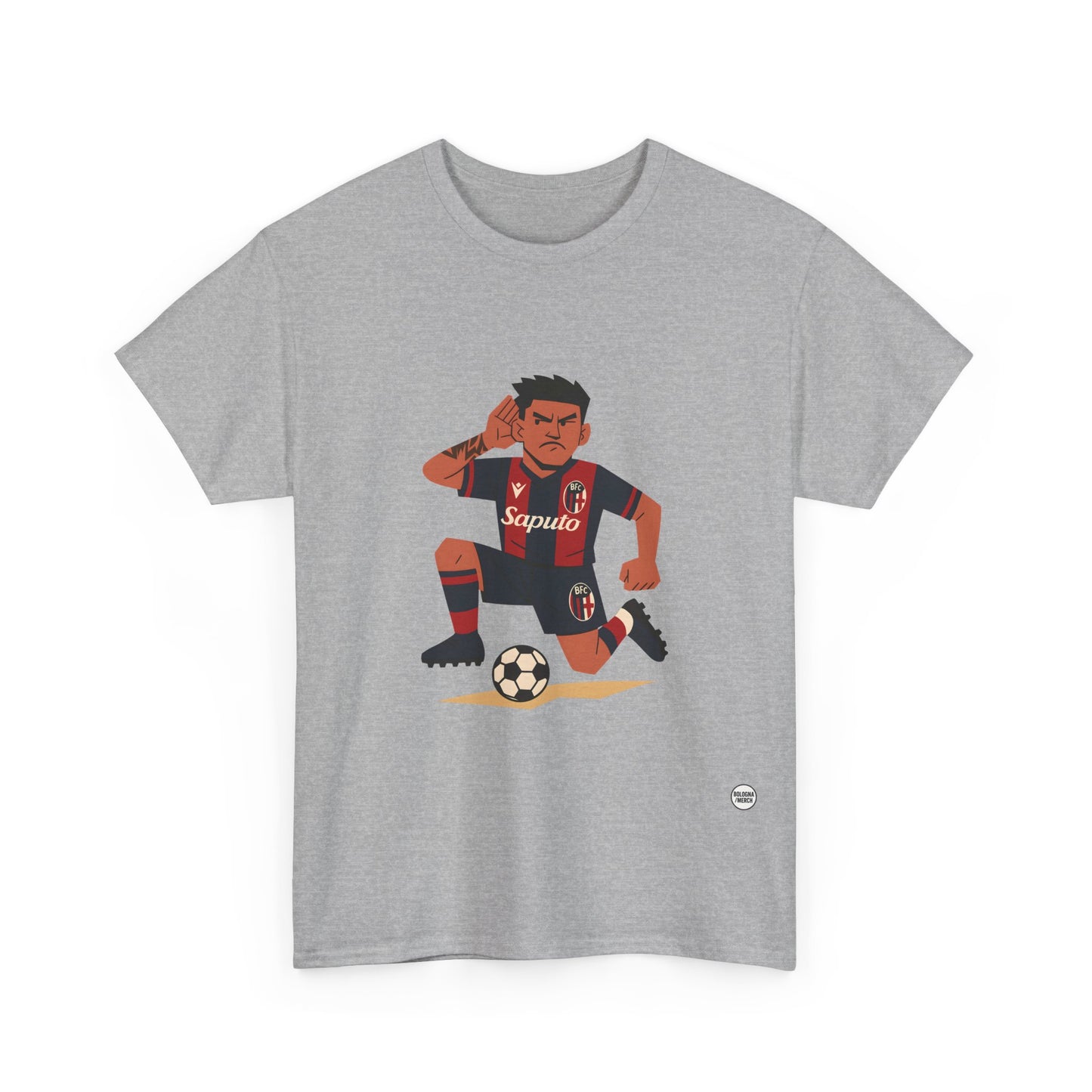 Santi Castro Maglietta Unisex in Cotone Pesante - Abbigliamento Casual e Stiloso per i Tifosi del Bologna FC