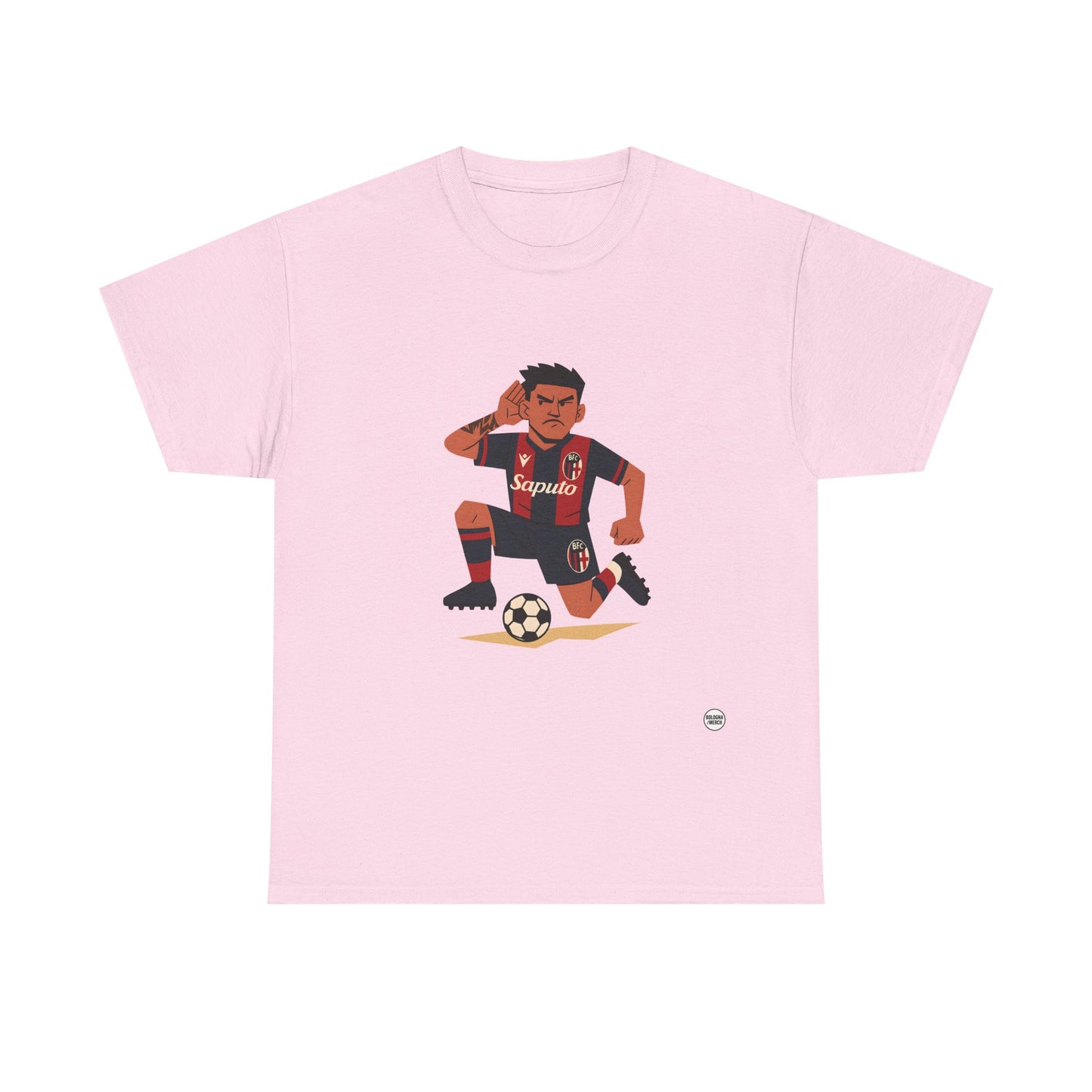 Santi Castro Maglietta Unisex in Cotone Pesante - Abbigliamento Casual e Stiloso per i Tifosi del Bologna FC