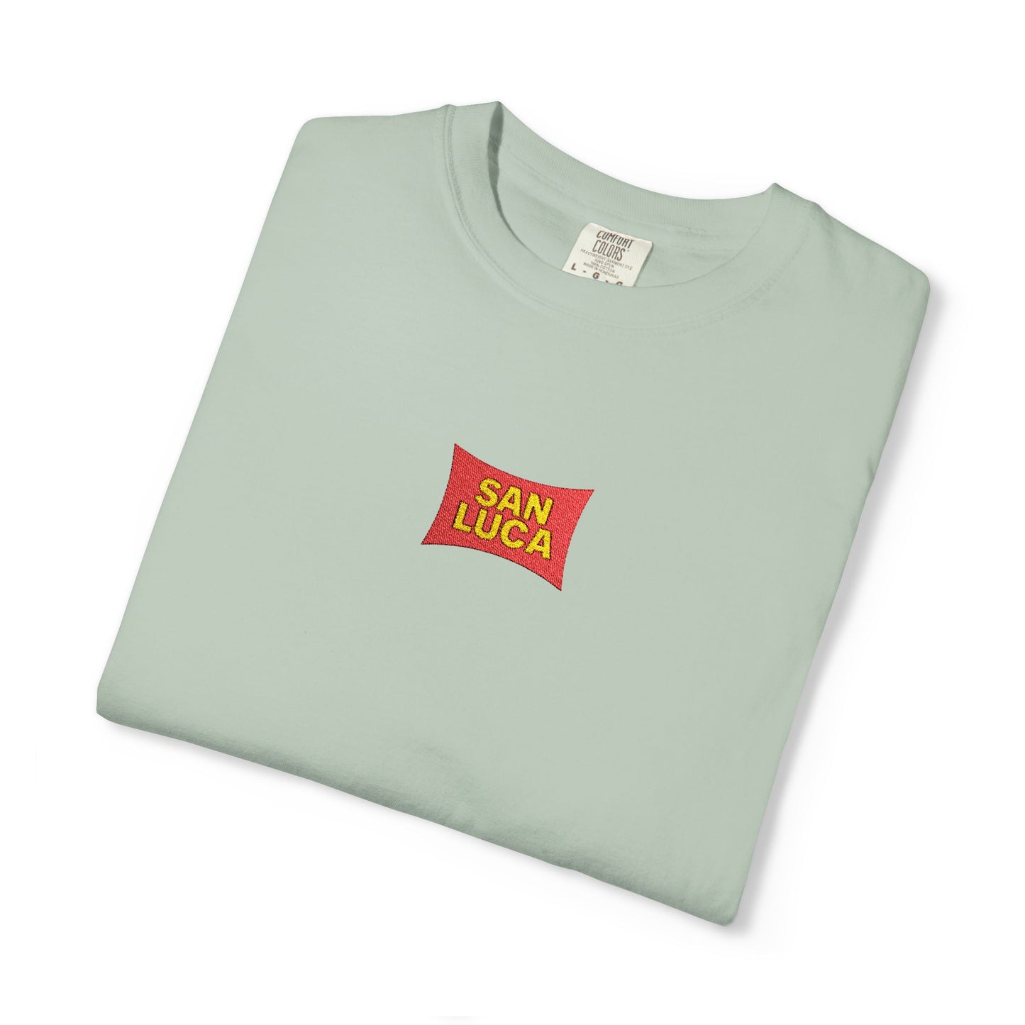 San Luca Colorful Snack-Inspired Unisex T-Shirt, Soft Casual Tee, Fun Gift for Food Lovers, Everyday Wear, Summer Vibes, Festival Attire