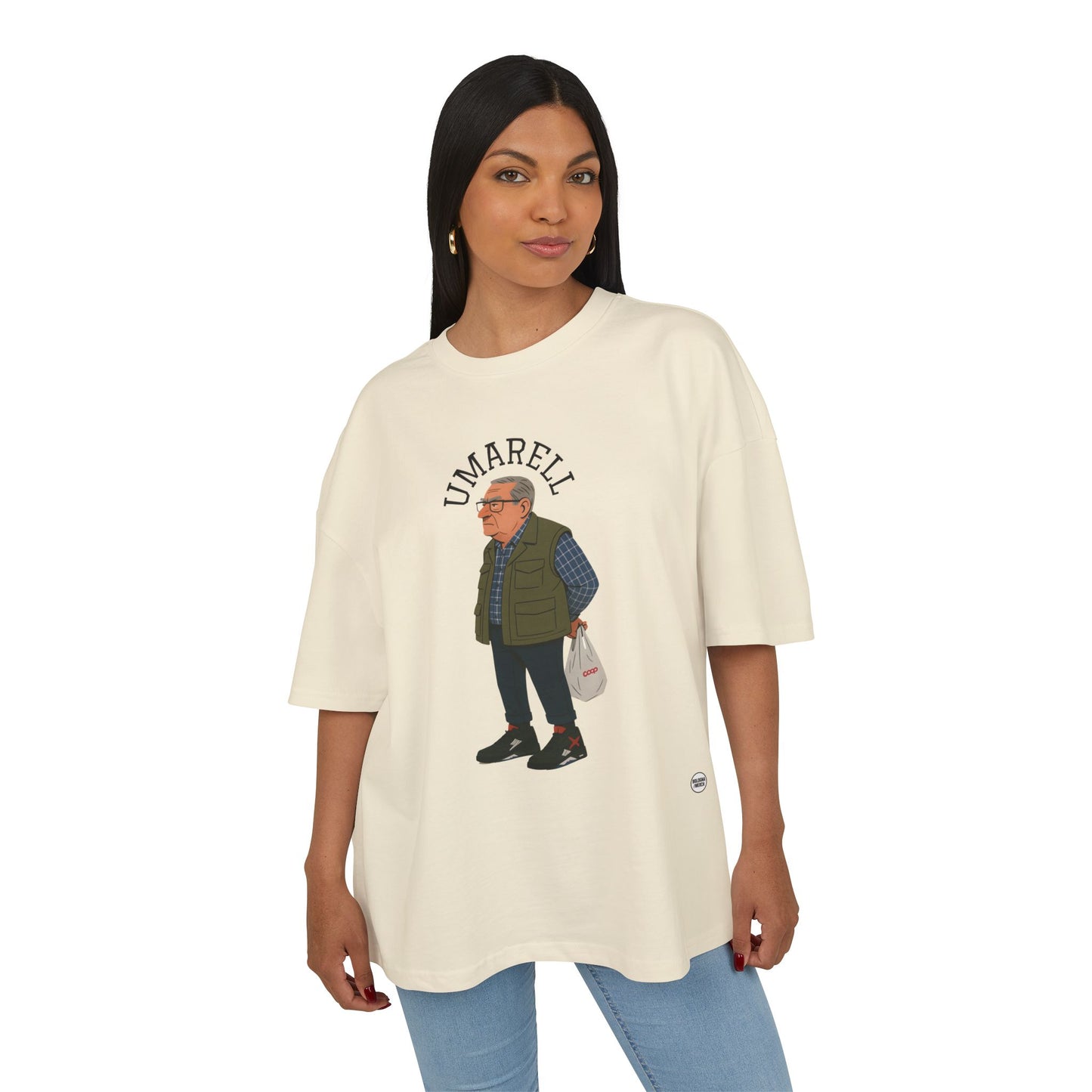 Maglietta Boxy “Umarell” – Unisex, Ultra Heavy Cotton