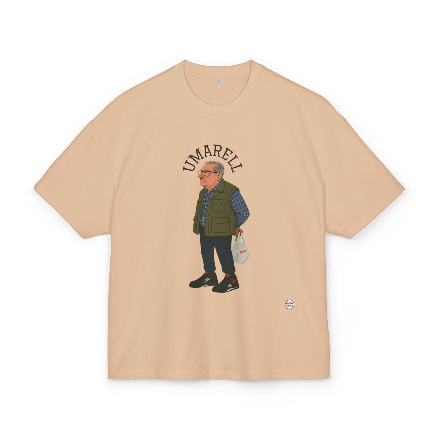 Maglietta Boxy “Umarell” – Unisex, Ultra Heavy Cotton