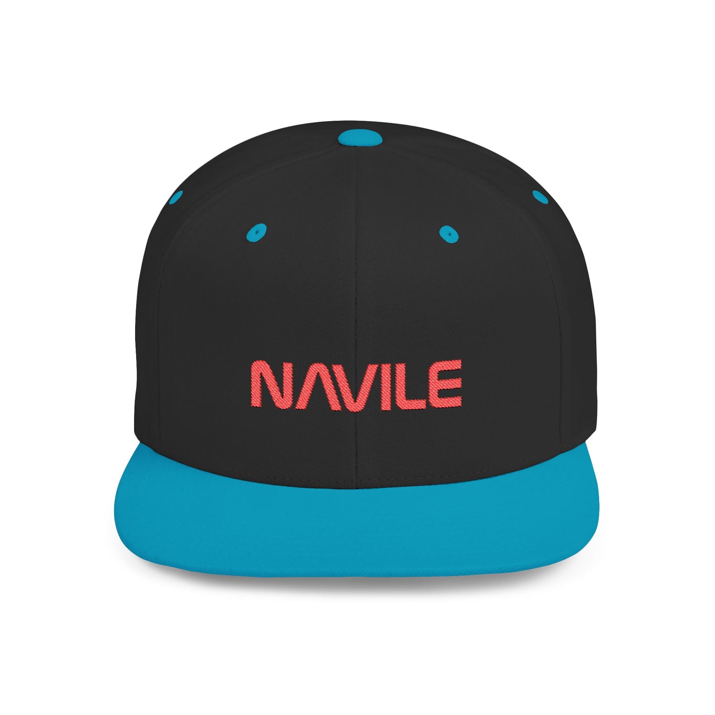 Stylish Flat Bill Snapback Cap with NAVILE Design | Trendy Hat for Casual Outings, Sports Events, Streetwear, Gifts