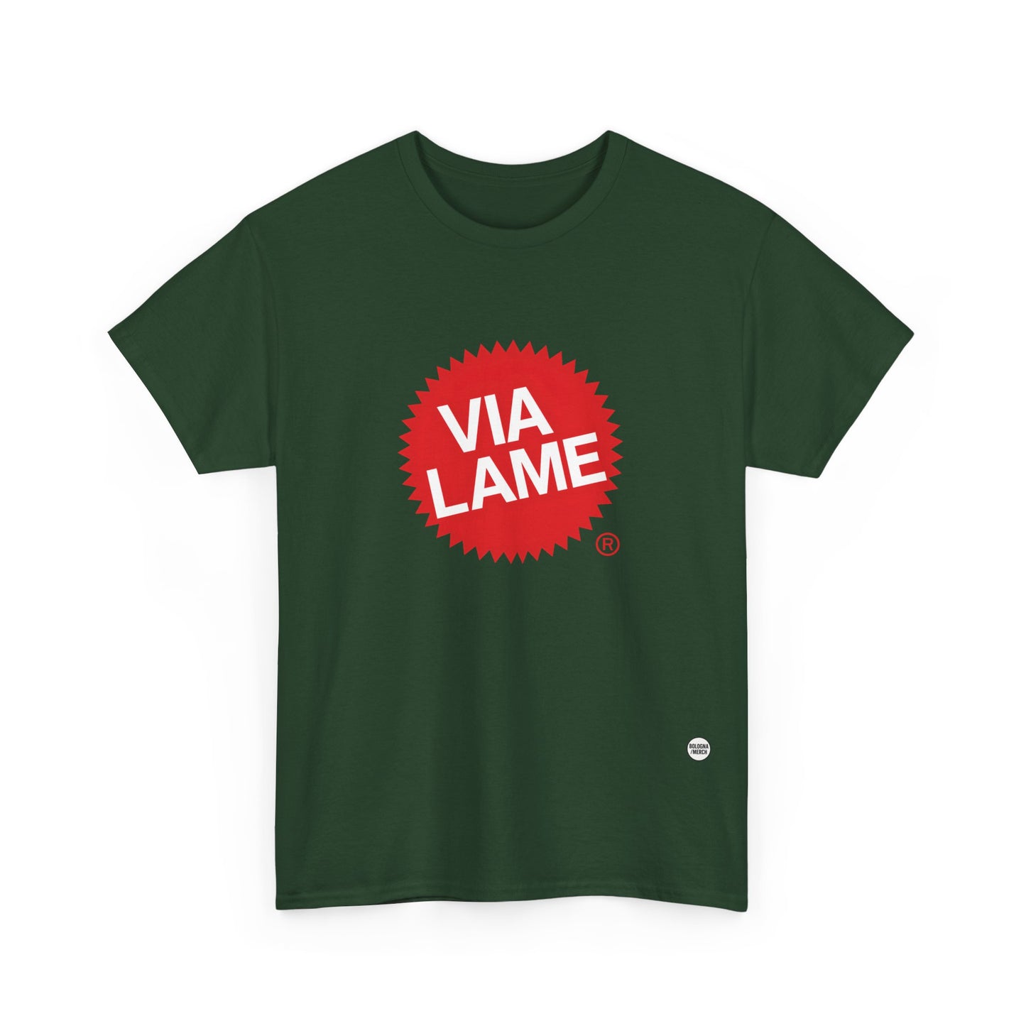 Via Lame - Bologna - Unisex Heavy Cotton Tee - Casual Comfort for Everyday Wear