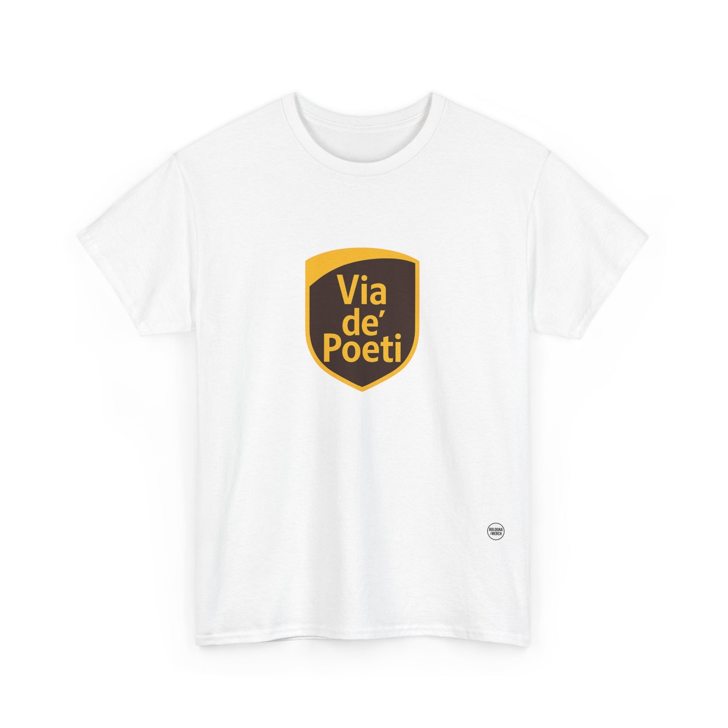 Via de' Poeti Unisex Heavy Cotton Tee - Casual Comfort for Everyday Wear