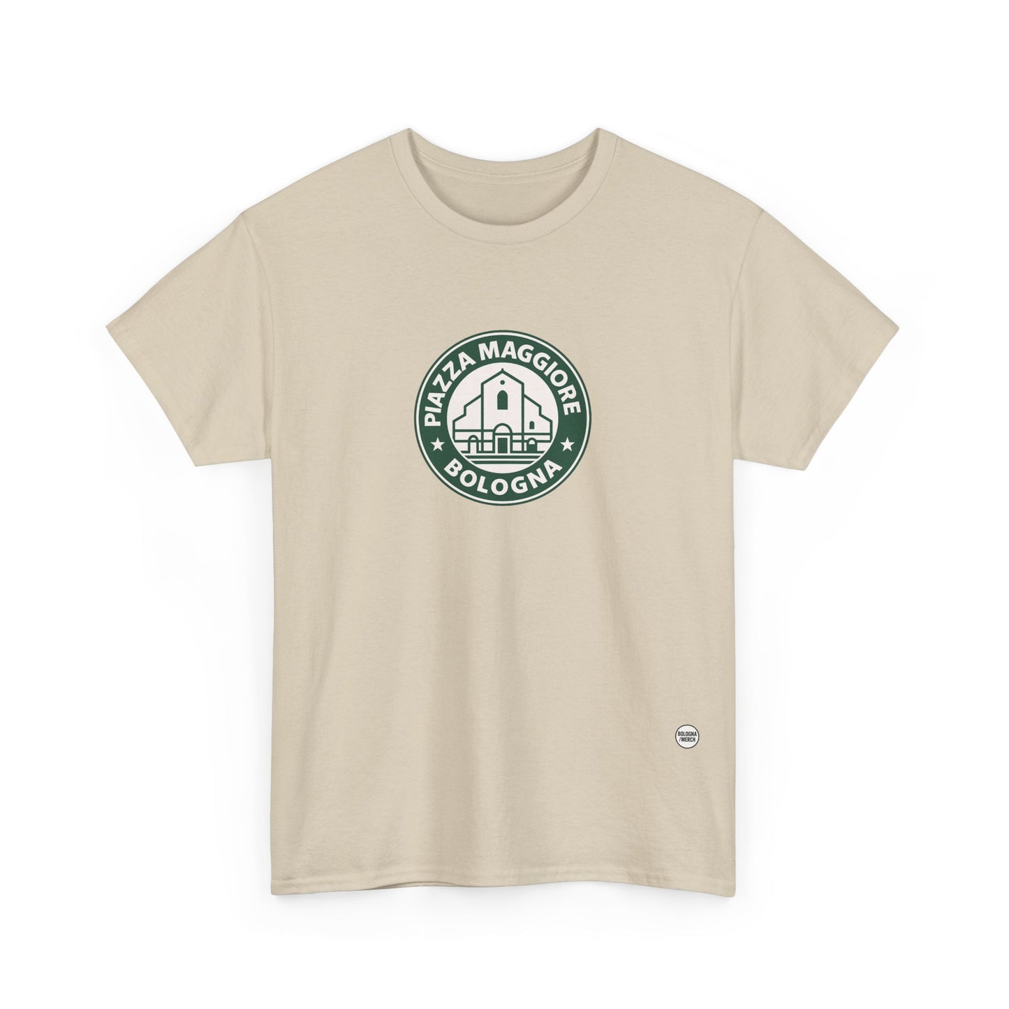 T-shirt Street Style “Piazza Maggiore Bologna” – Cotone Pesante, Look Urban e Comfort Quotidiano