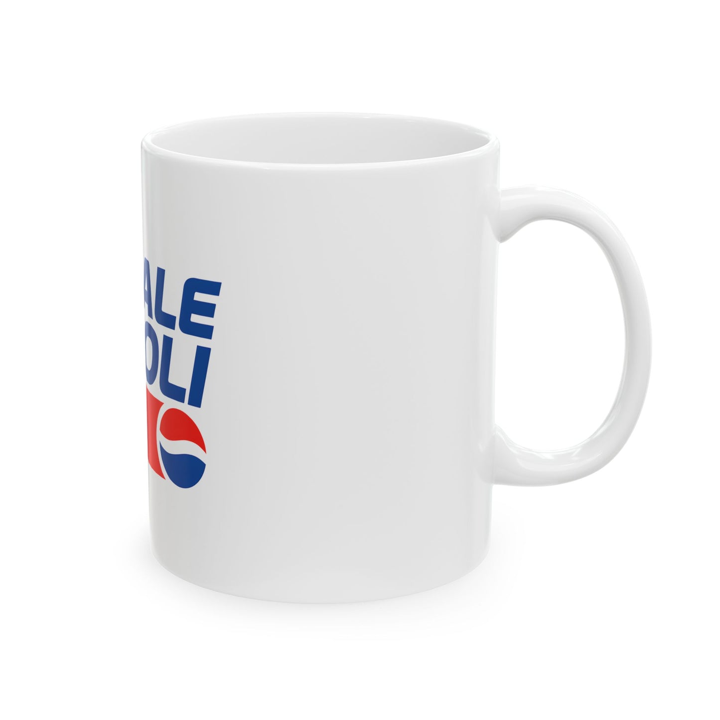 Viale C. Pepoli Ceramic Mug - 11oz/15oz, Retro Design for Coffee Lovers