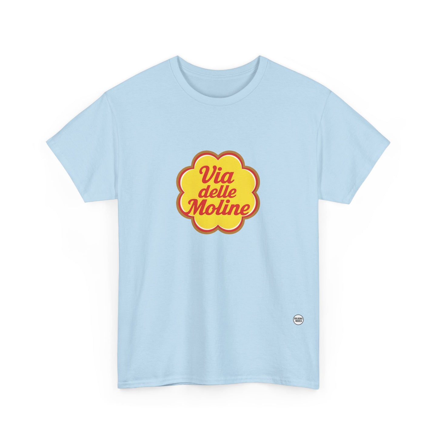 Via delle Moline Unisex Heavy Cotton Tee - Casual and Stylish Wear for Poetry Lovers