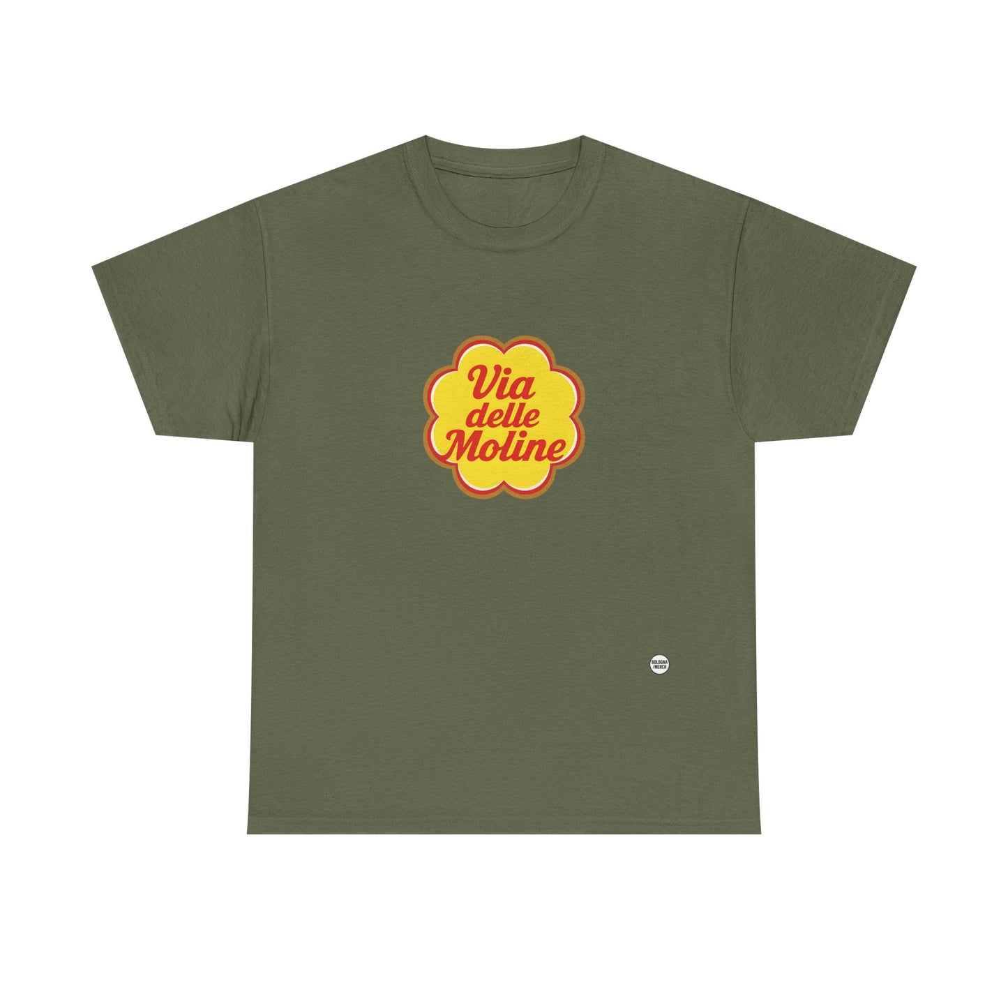 Via delle Moline Unisex Heavy Cotton Tee - Casual and Stylish Wear for Poetry Lovers