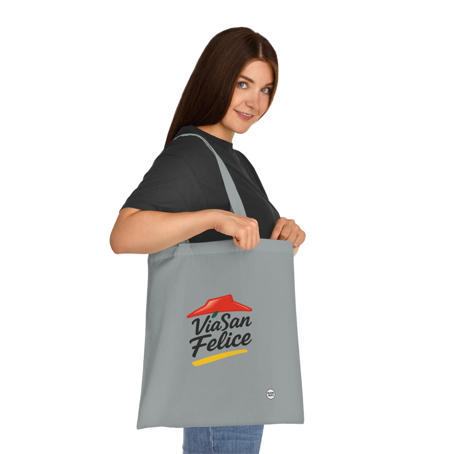 Via San Felice Cotton Tote Bag - Eco-Friendly Shopping Bag for Every Occasion
