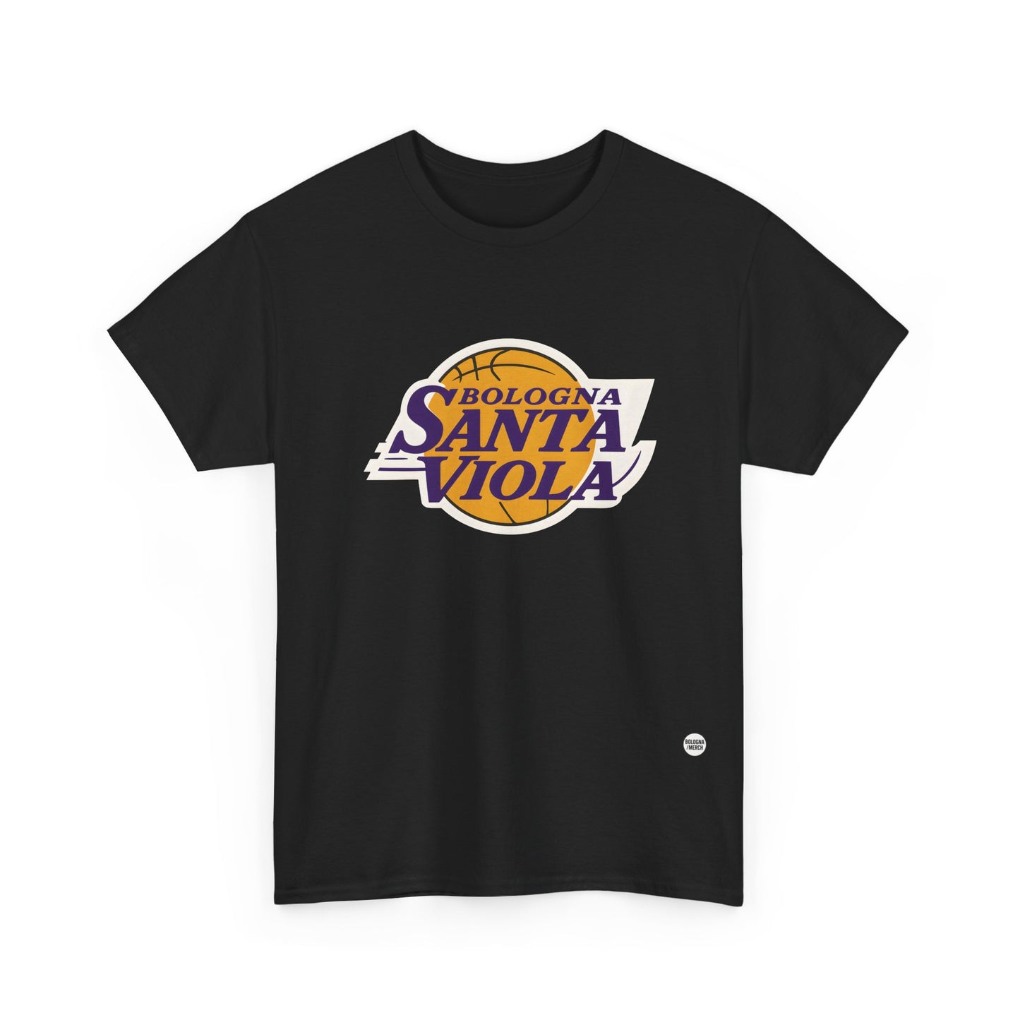 T-shirt Unisex Cotone Pesante "Santa Viola" Bologna – Maglietta Casual Comoda per Tutti i Giorni