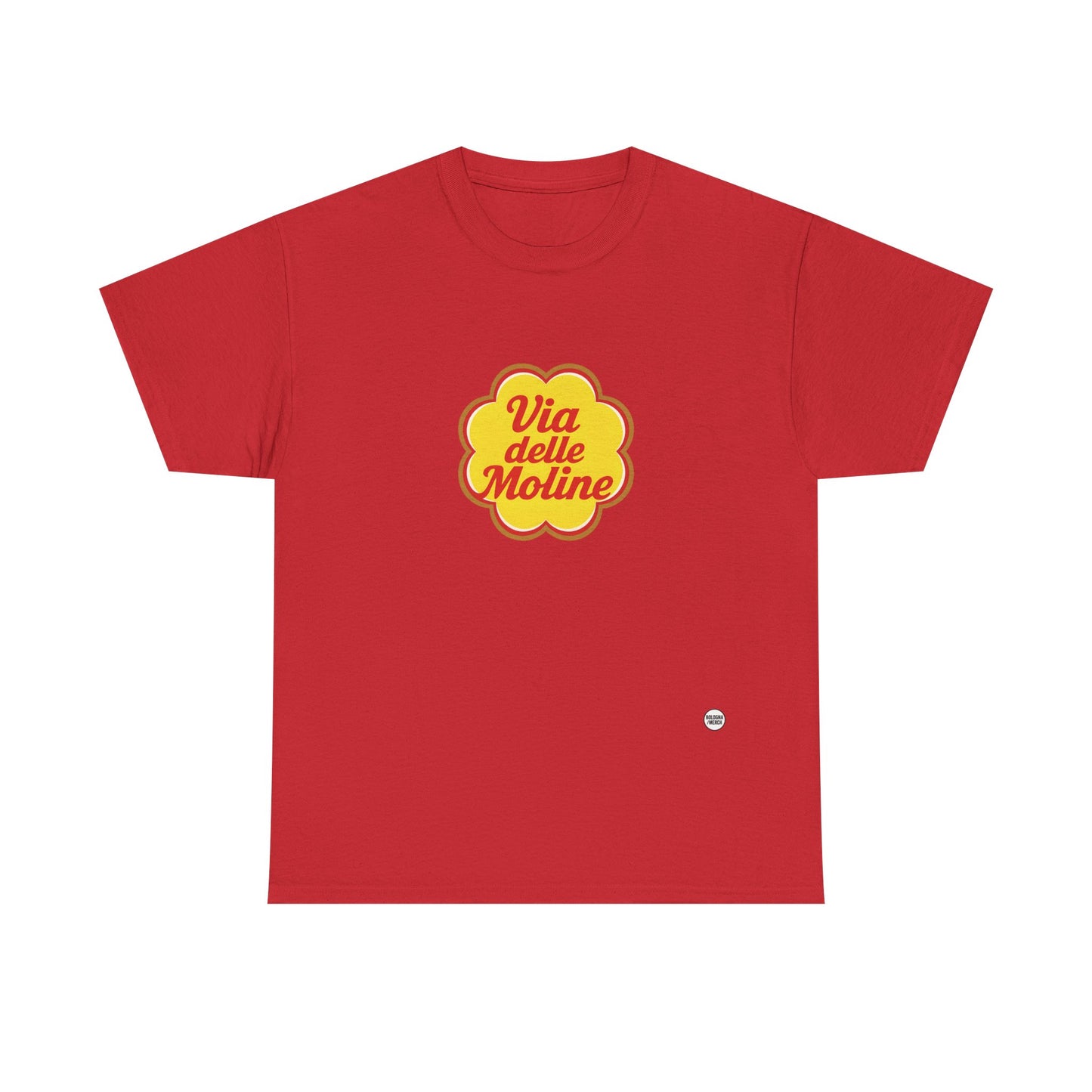 Via delle Moline Unisex Heavy Cotton Tee - Casual and Stylish Wear for Poetry Lovers
