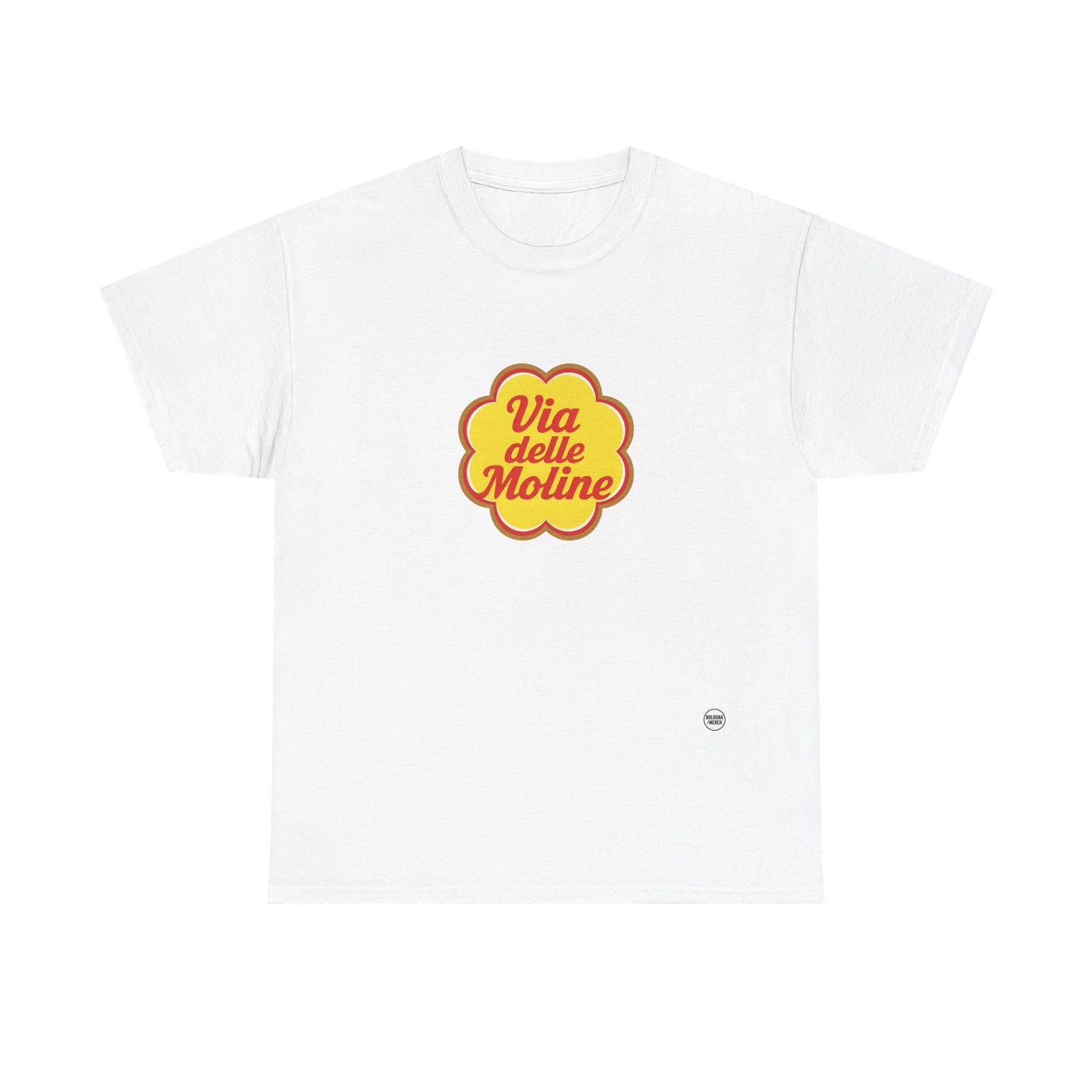 Via delle Moline Unisex Heavy Cotton Tee - Casual and Stylish Wear for Poetry Lovers