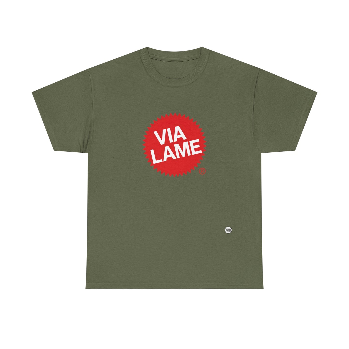 Via Lame - Bologna - Unisex Heavy Cotton Tee - Casual Comfort for Everyday Wear