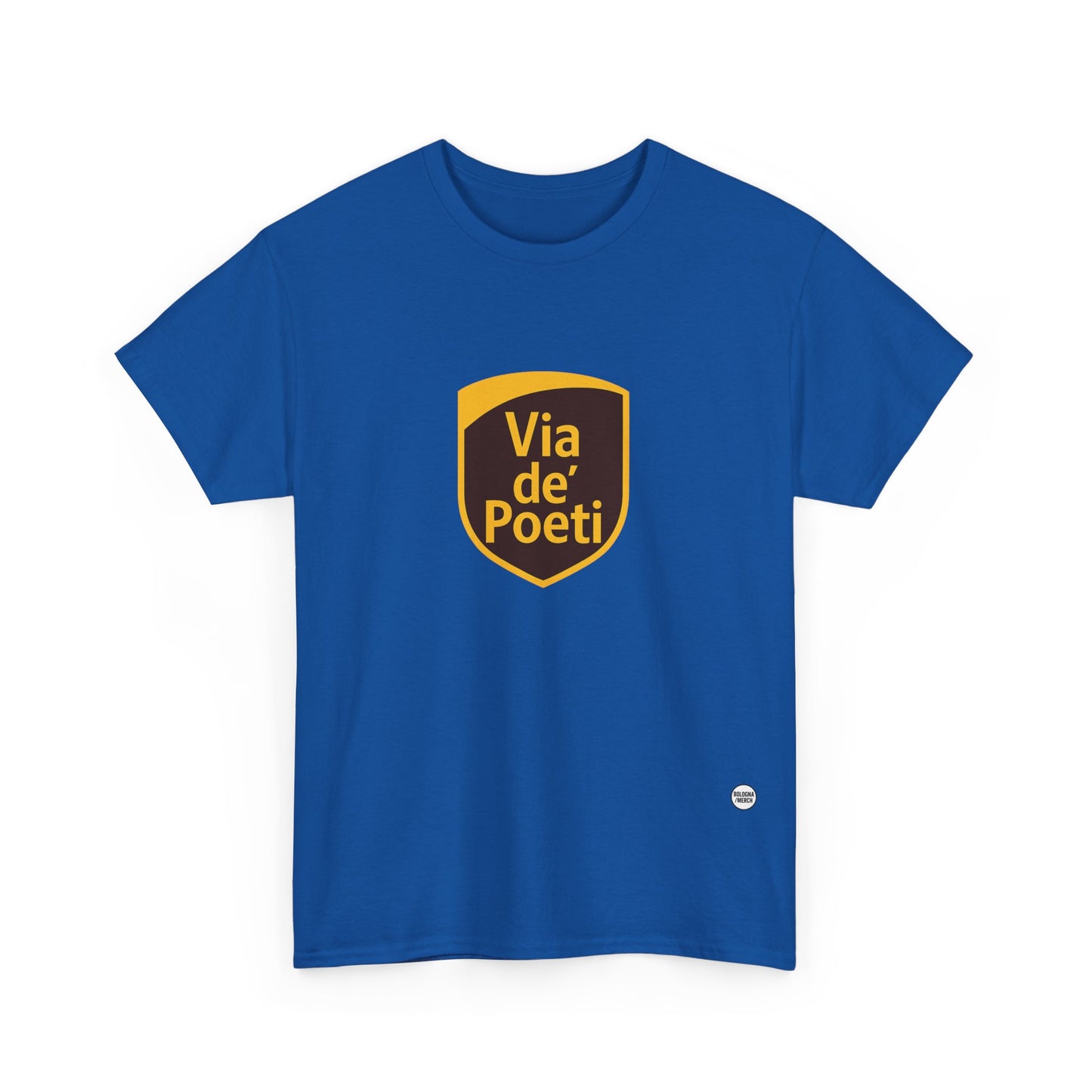 Via de' Poeti Unisex Heavy Cotton Tee - Casual Comfort for Everyday Wear