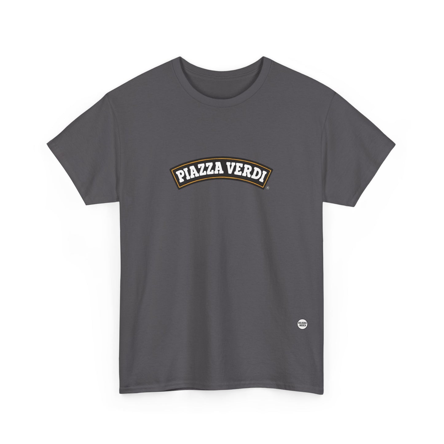 Piazza Verdi Unisex Heavy Cotton Tee - Casual Comfort for Everyday Wear