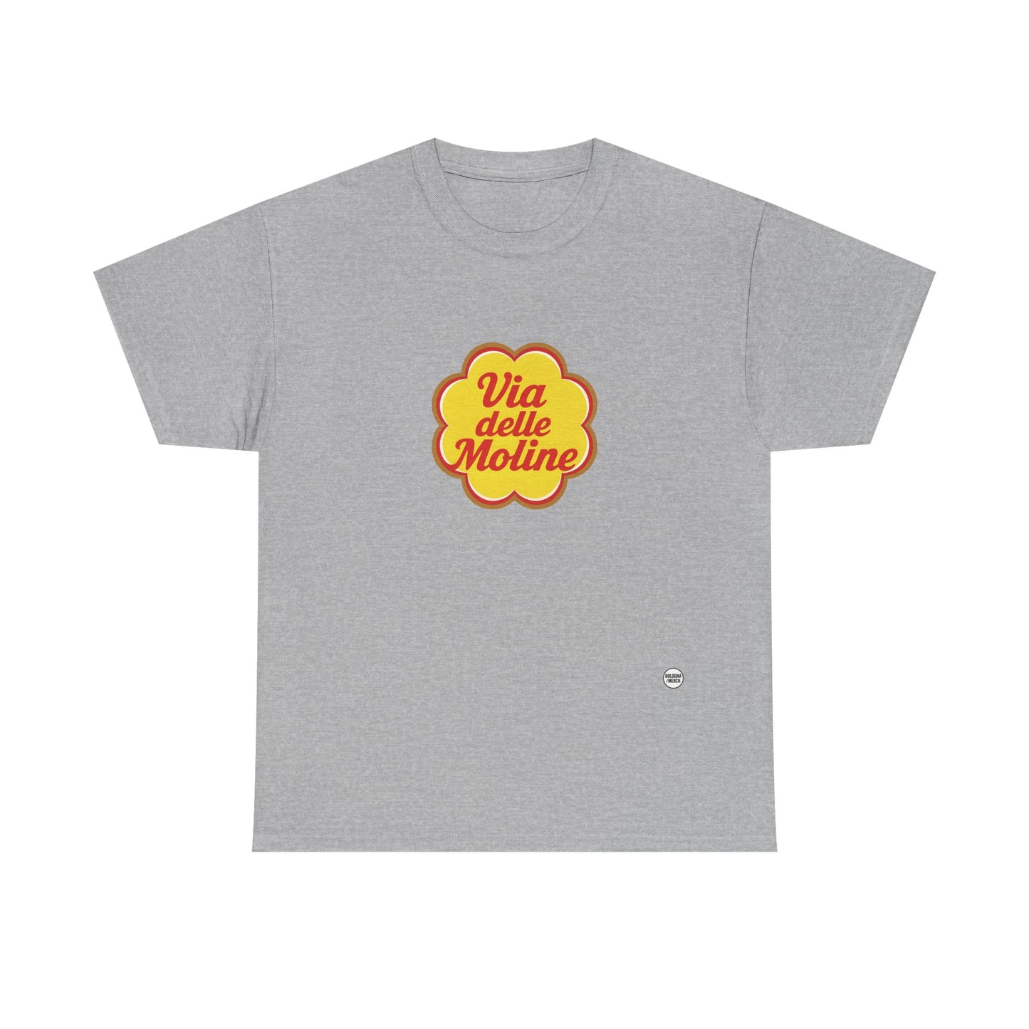 Via delle Moline Unisex Heavy Cotton Tee - Casual and Stylish Wear for Poetry Lovers