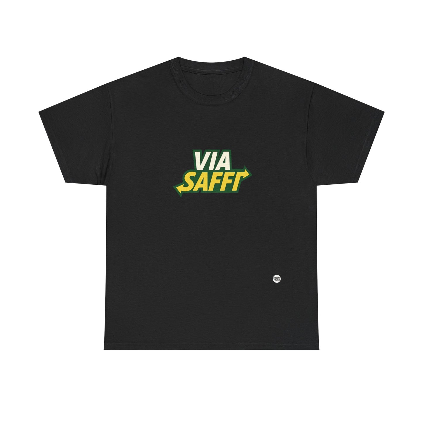 Via Saffi Unisex Heavy Cotton Tee - Casual Comfort for Everyday Wear