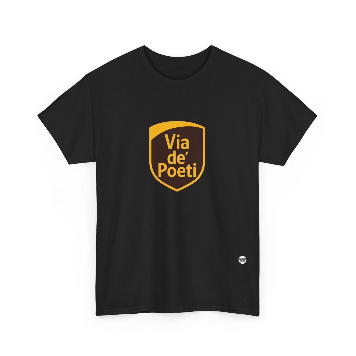 Via de' Poeti Unisex Heavy Cotton Tee - Casual Comfort for Everyday Wear