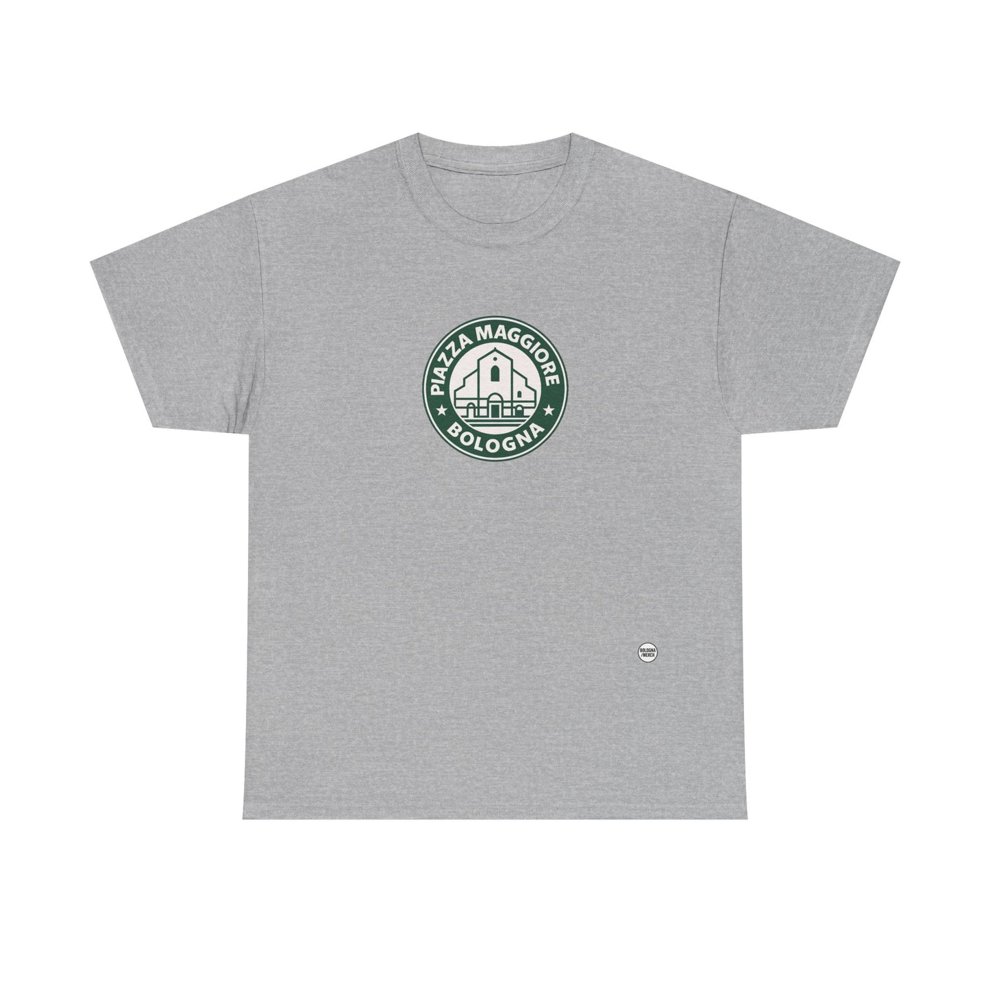 T-shirt Street Style “Piazza Maggiore Bologna” – Cotone Pesante, Look Urban e Comfort Quotidiano