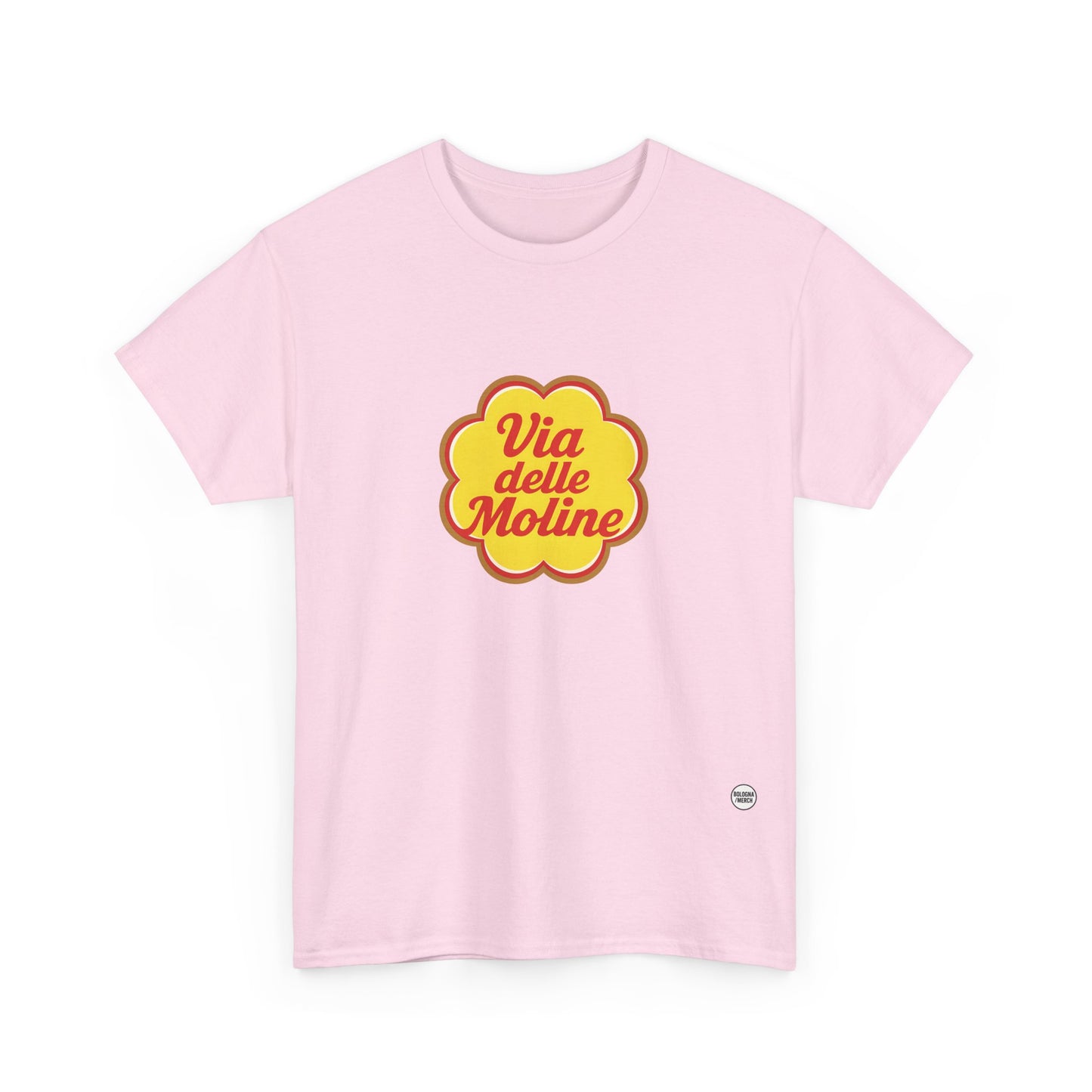 Via delle Moline Unisex Heavy Cotton Tee - Casual and Stylish Wear for Poetry Lovers