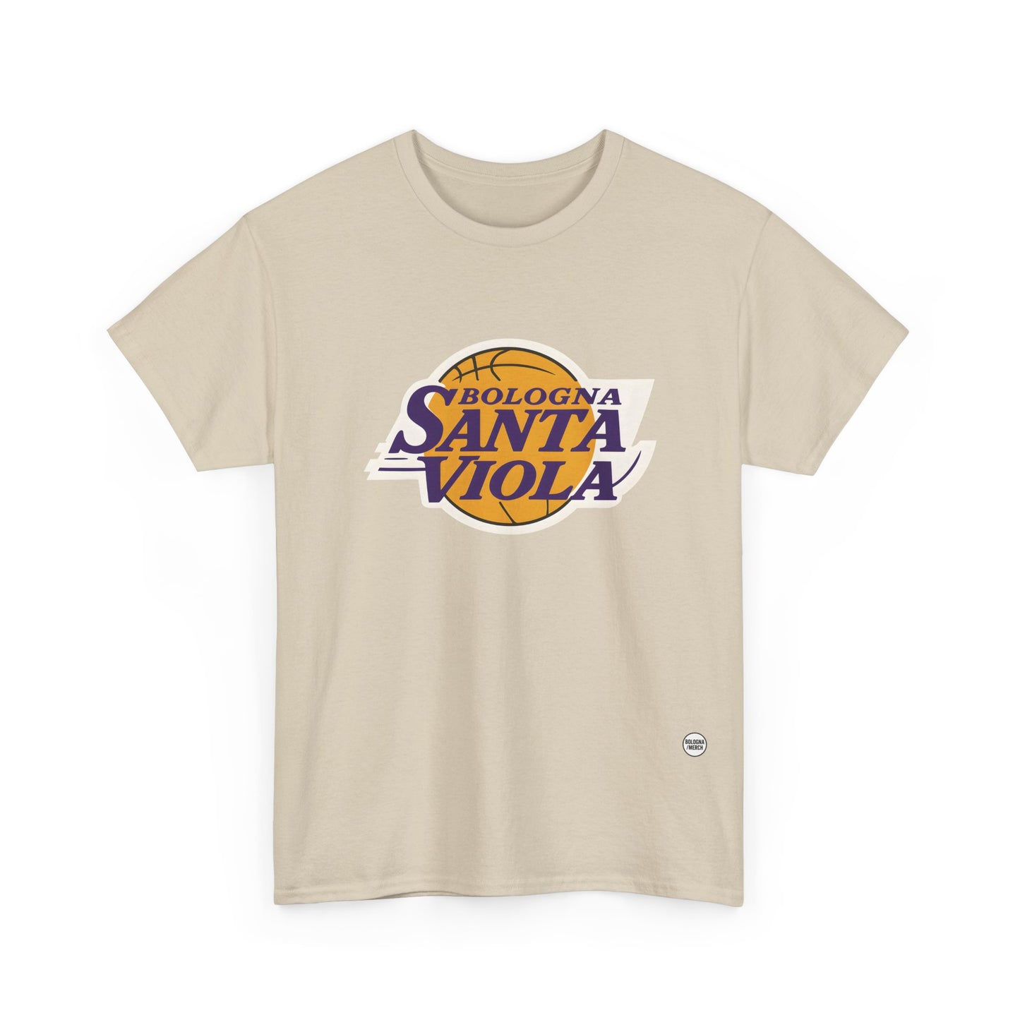 T-shirt Unisex Cotone Pesante "Santa Viola" Bologna – Maglietta Casual Comoda per Tutti i Giorni