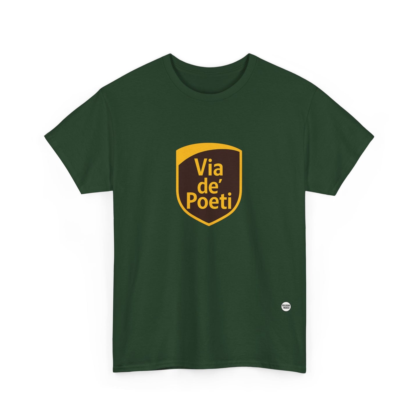 Via de' Poeti Unisex Heavy Cotton Tee - Casual Comfort for Everyday Wear