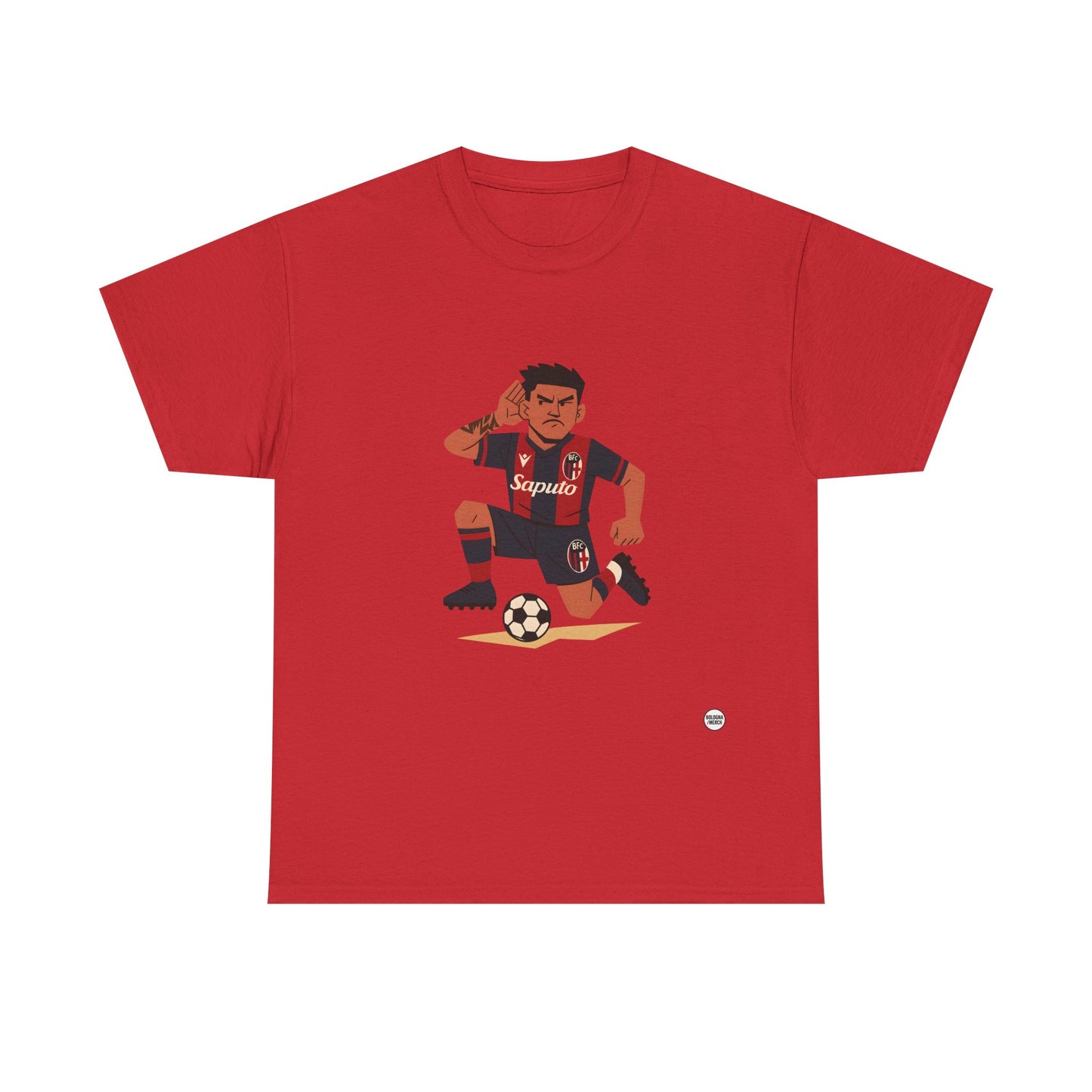 Santi Castro Maglietta Unisex in Cotone Pesante - Abbigliamento Casual e Stiloso per i Tifosi del Bologna FC