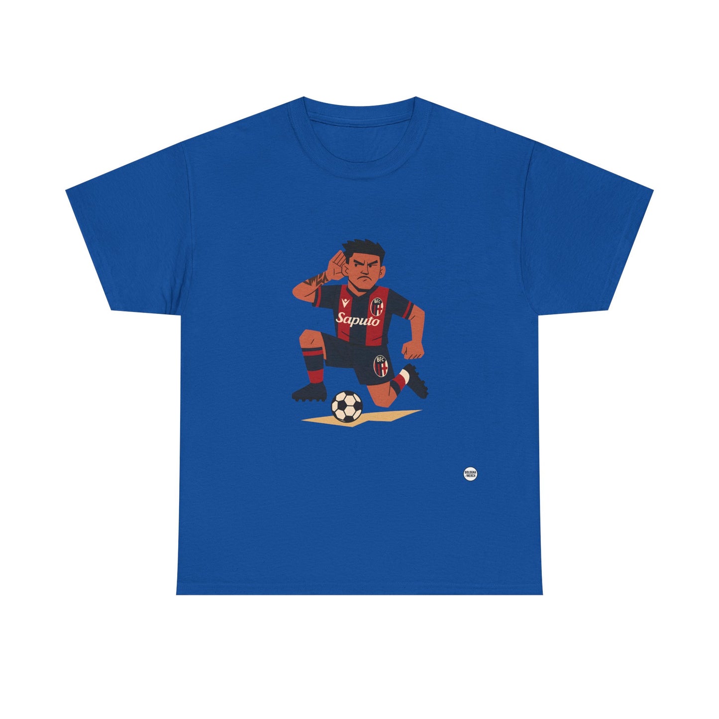 Santi Castro Maglietta Unisex in Cotone Pesante - Abbigliamento Casual e Stiloso per i Tifosi del Bologna FC