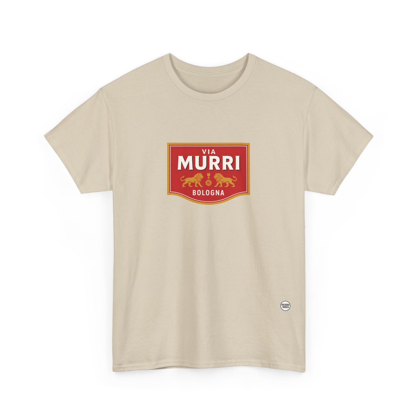 Via Murri - Bologna - Unisex Heavy Cotton Tee - Casual Comfort for Everyday Wear