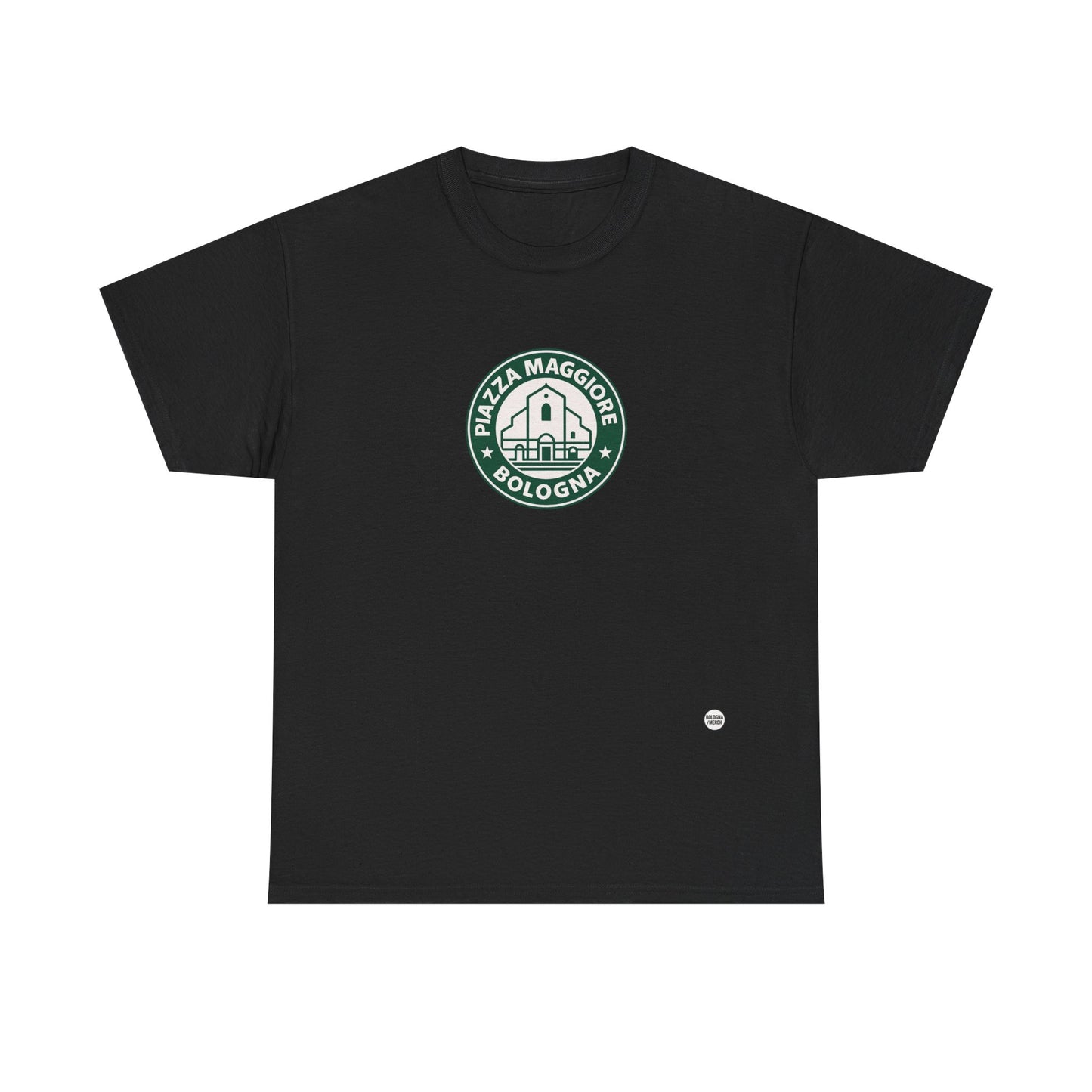T-shirt Street Style “Piazza Maggiore Bologna” – Cotone Pesante, Look Urban e Comfort Quotidiano