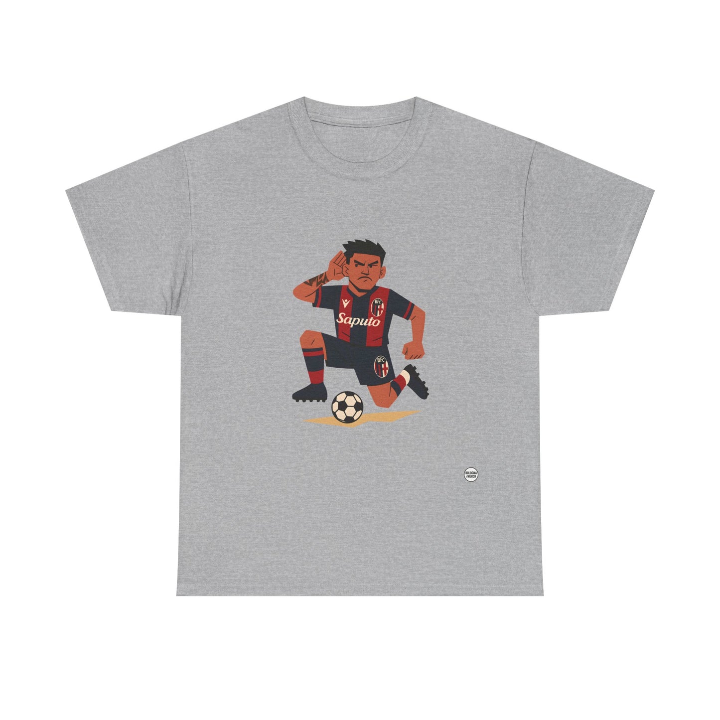 Santi Castro Maglietta Unisex in Cotone Pesante - Abbigliamento Casual e Stiloso per i Tifosi del Bologna FC