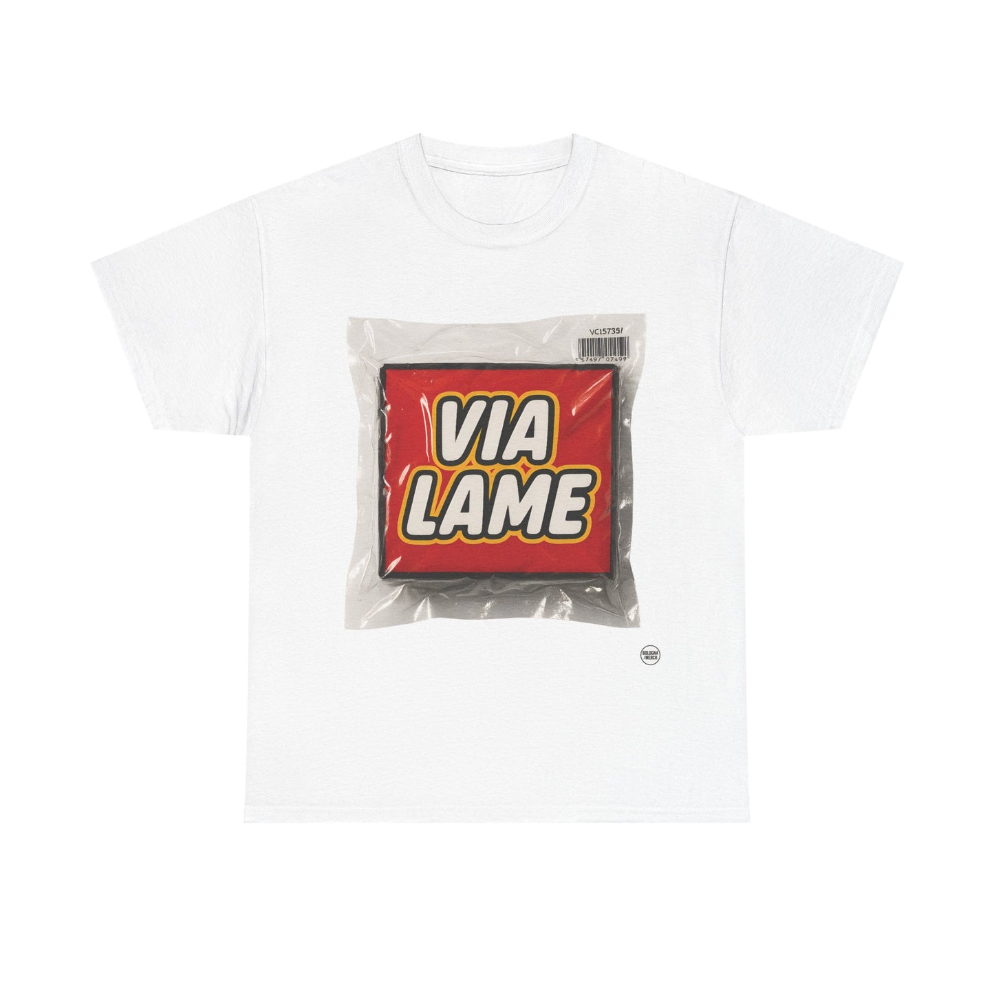 T-shirt Unisex in Cotone Pesante “VIA LAME”