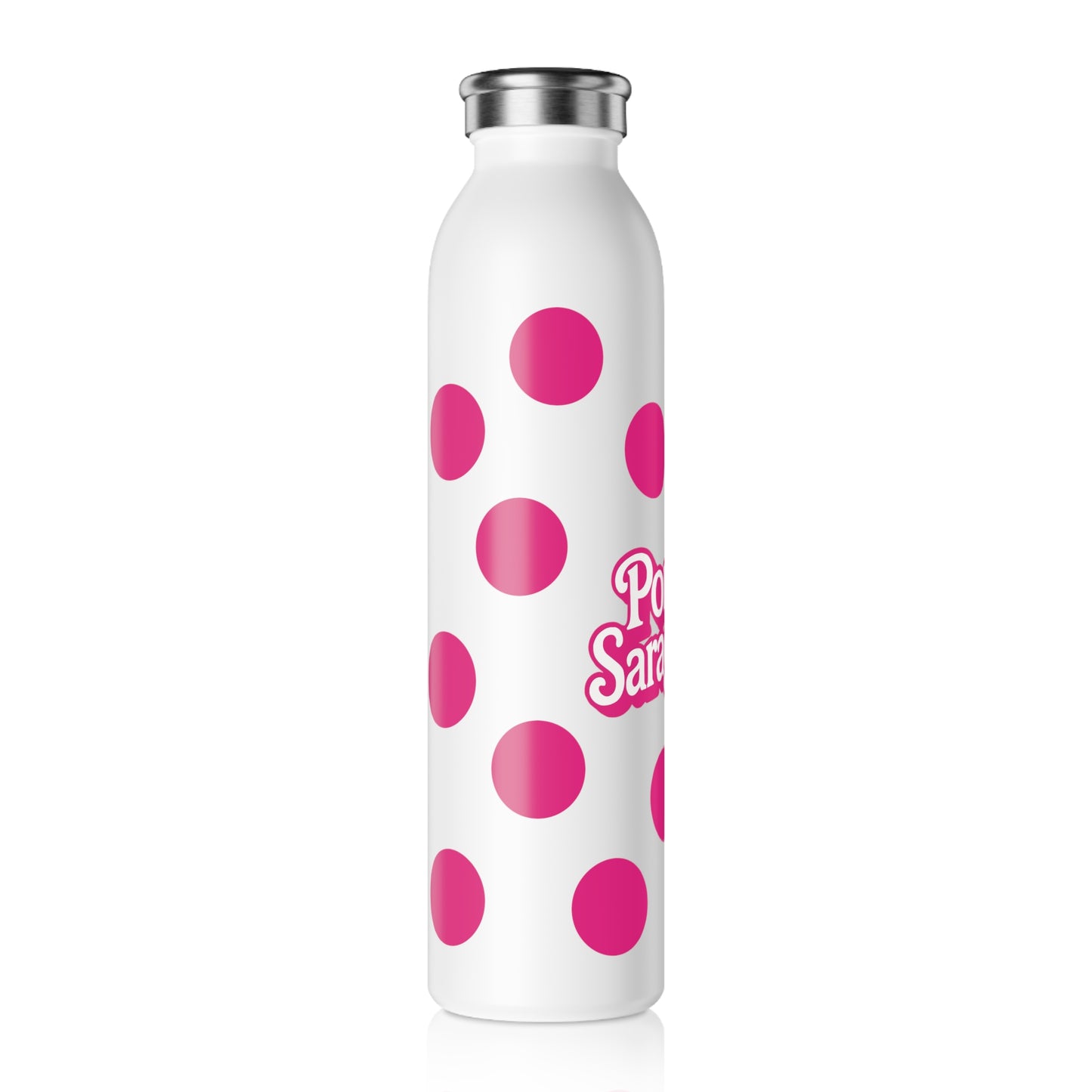 Porta Saragozza Dotted Slim Water Bottle, Stylish Hydration, Eco-Friendly Gift, Perfect for Fitness