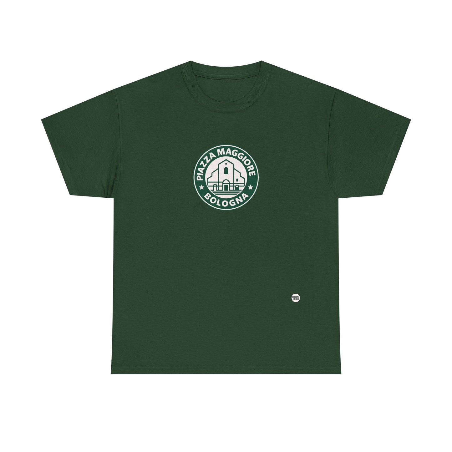 T-shirt Street Style “Piazza Maggiore Bologna” – Cotone Pesante, Look Urban e Comfort Quotidiano