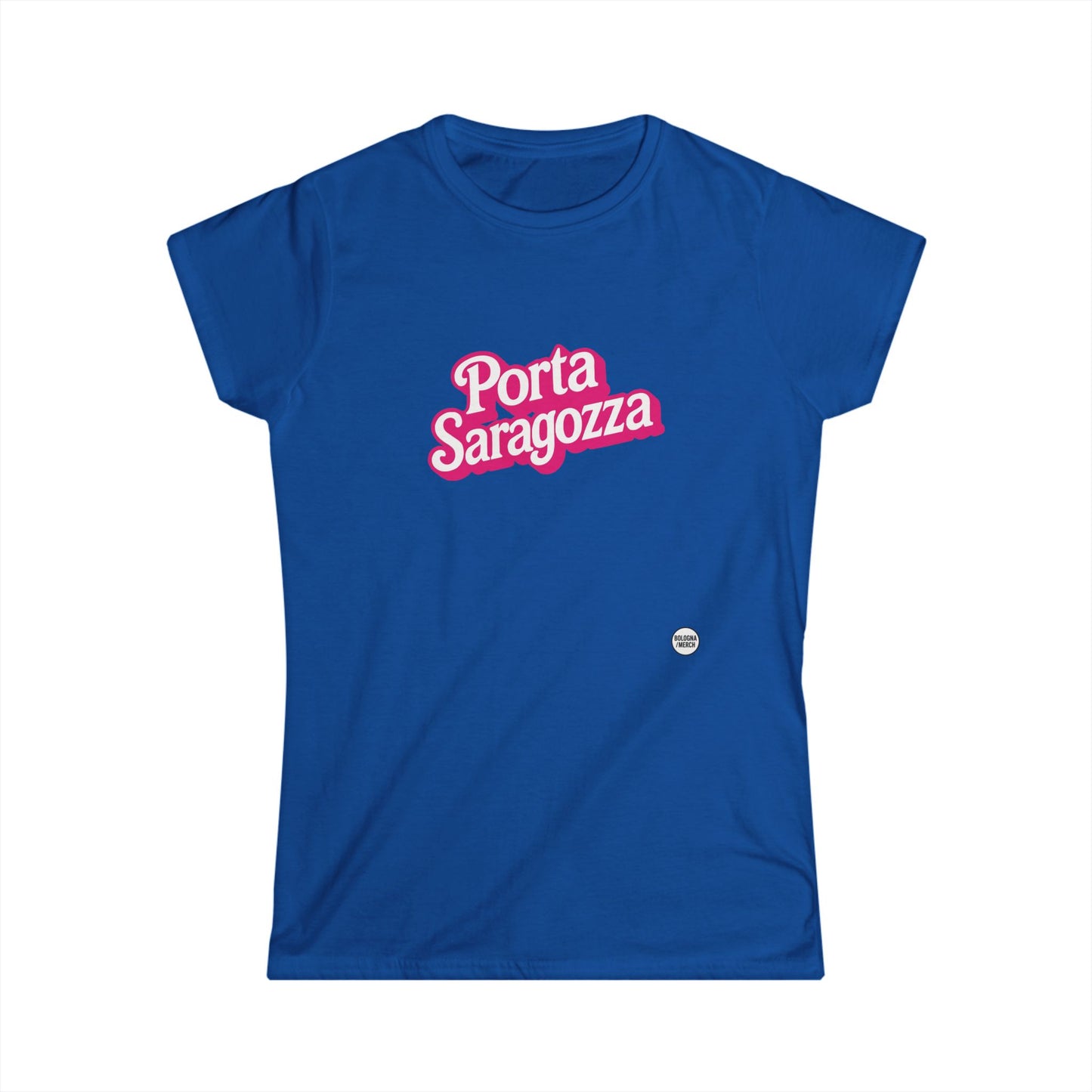 Porta Saragozza Women's Softstyle Tee - Trendy Graphic T-Shirt for Casual Wear