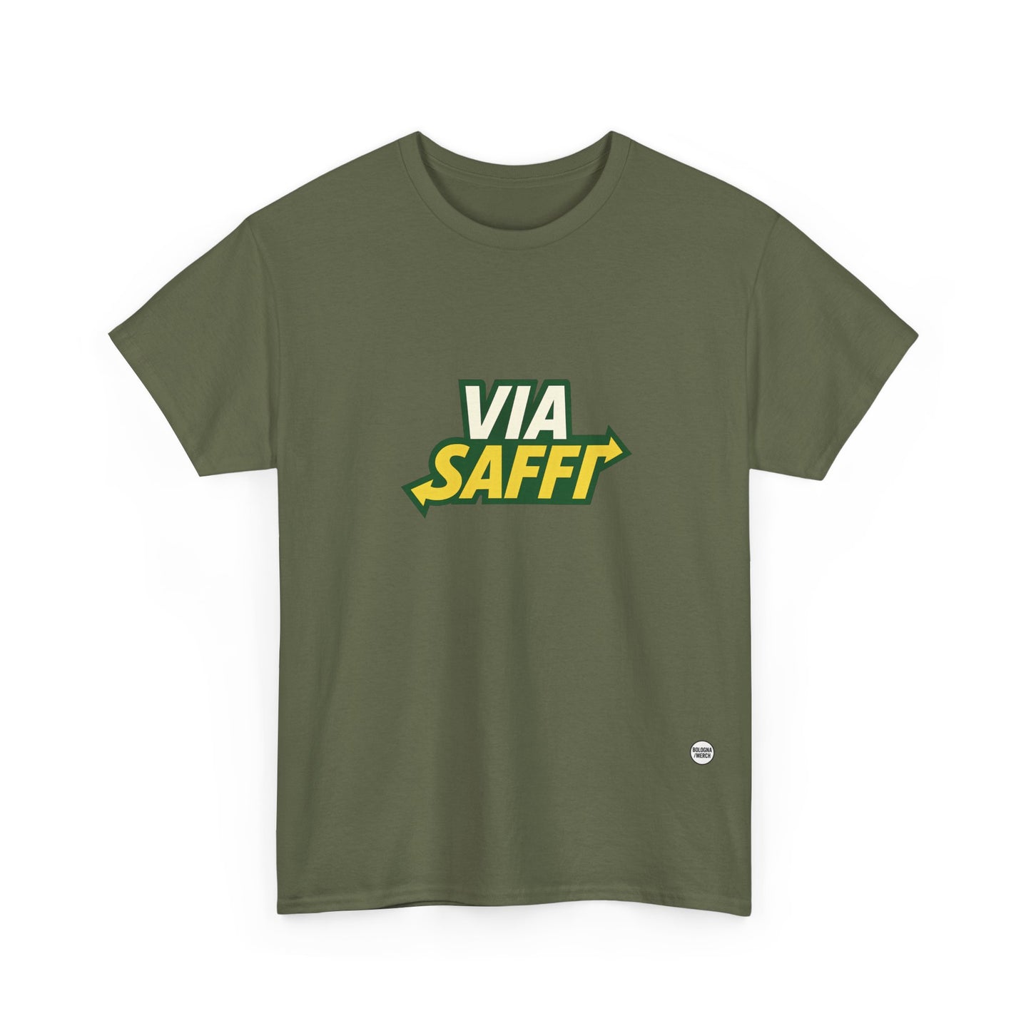 Via Saffi Unisex Heavy Cotton Tee - Casual Comfort for Everyday Wear