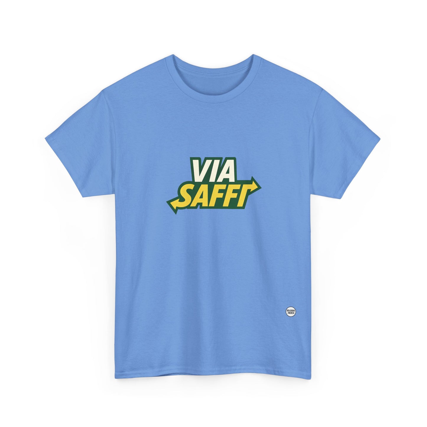 Via Saffi Unisex Heavy Cotton Tee - Casual Comfort for Everyday Wear
