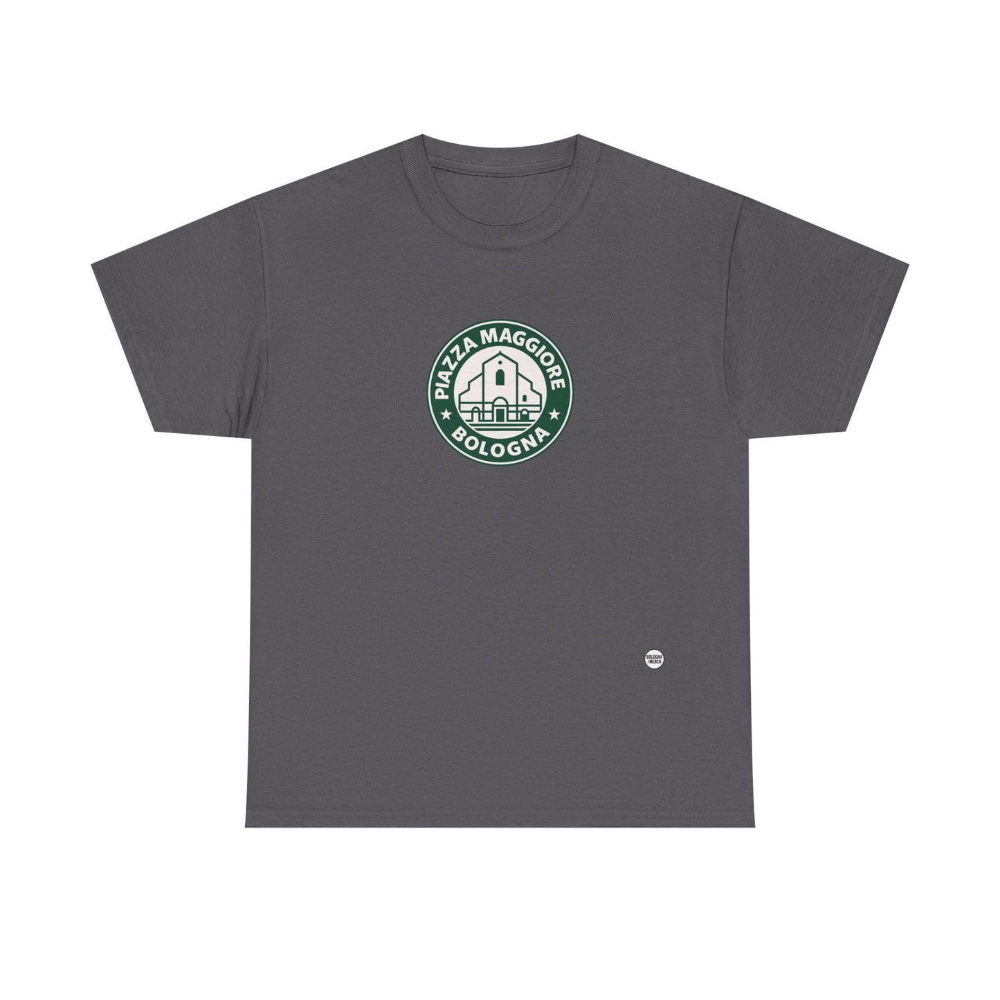 T-shirt Street Style “Piazza Maggiore Bologna” – Cotone Pesante, Look Urban e Comfort Quotidiano